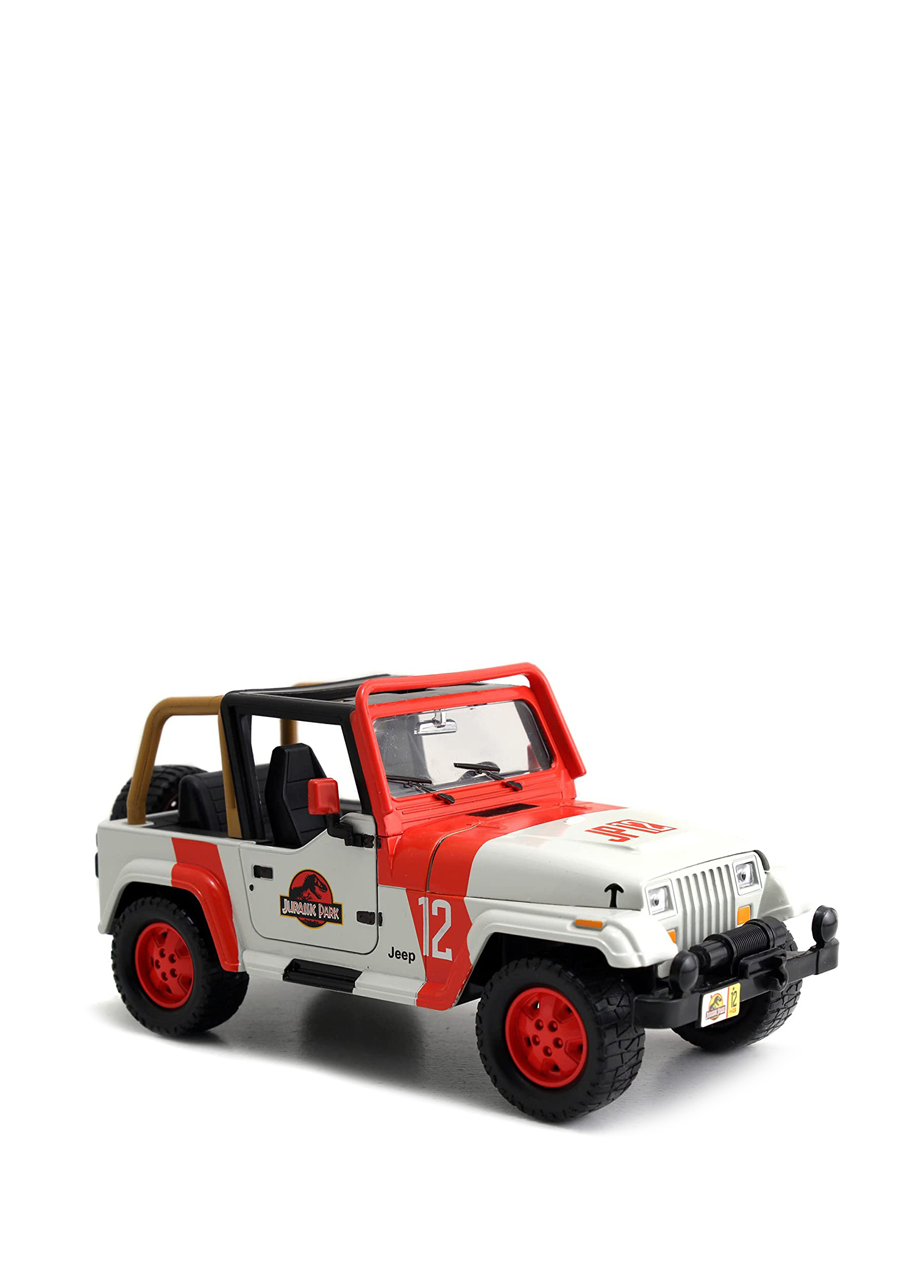 Jurassic World Lisanslı 1992 Jeep Wrangler 1:24 Ölçek Model Araç