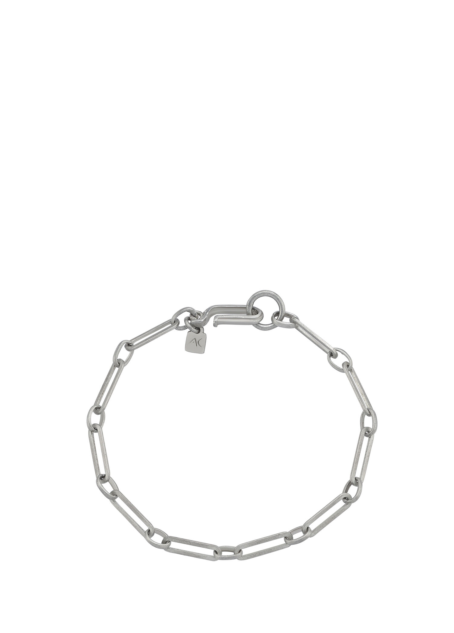 Rectangle 925 Ayar Erkek Gümüş Bileklik