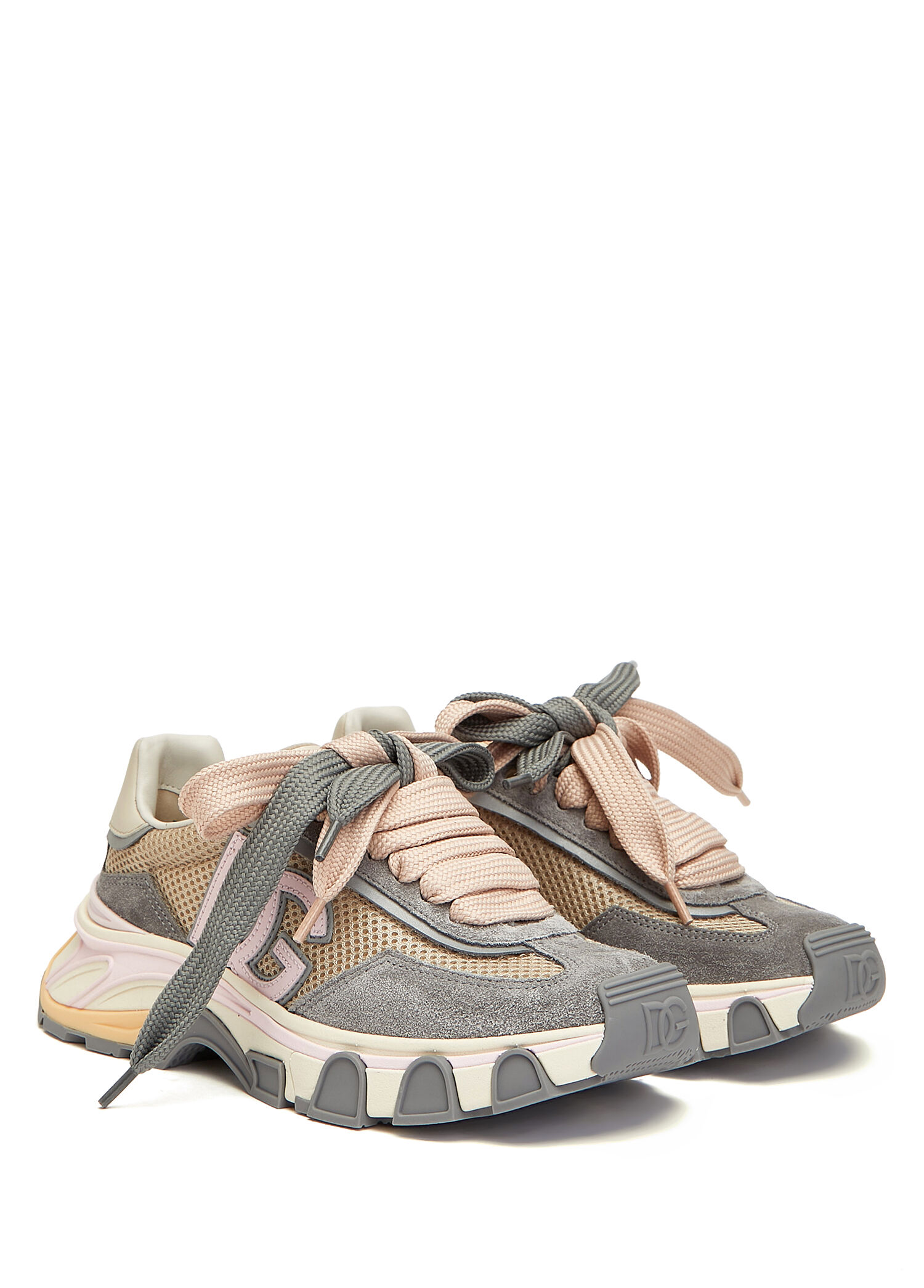 Dolce&Gabbana Gri-Bej Kadın DG Country Road Gri Bej Kadın Sneaker