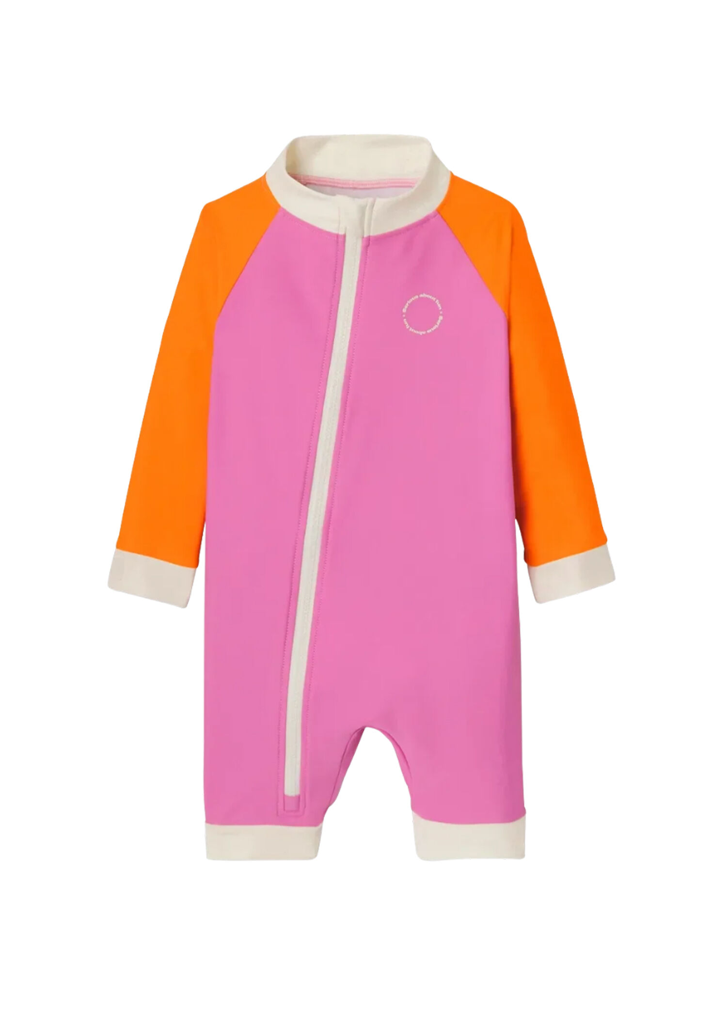UV Korumalı Pink Red Kız Çocuk Şortlu Mayo