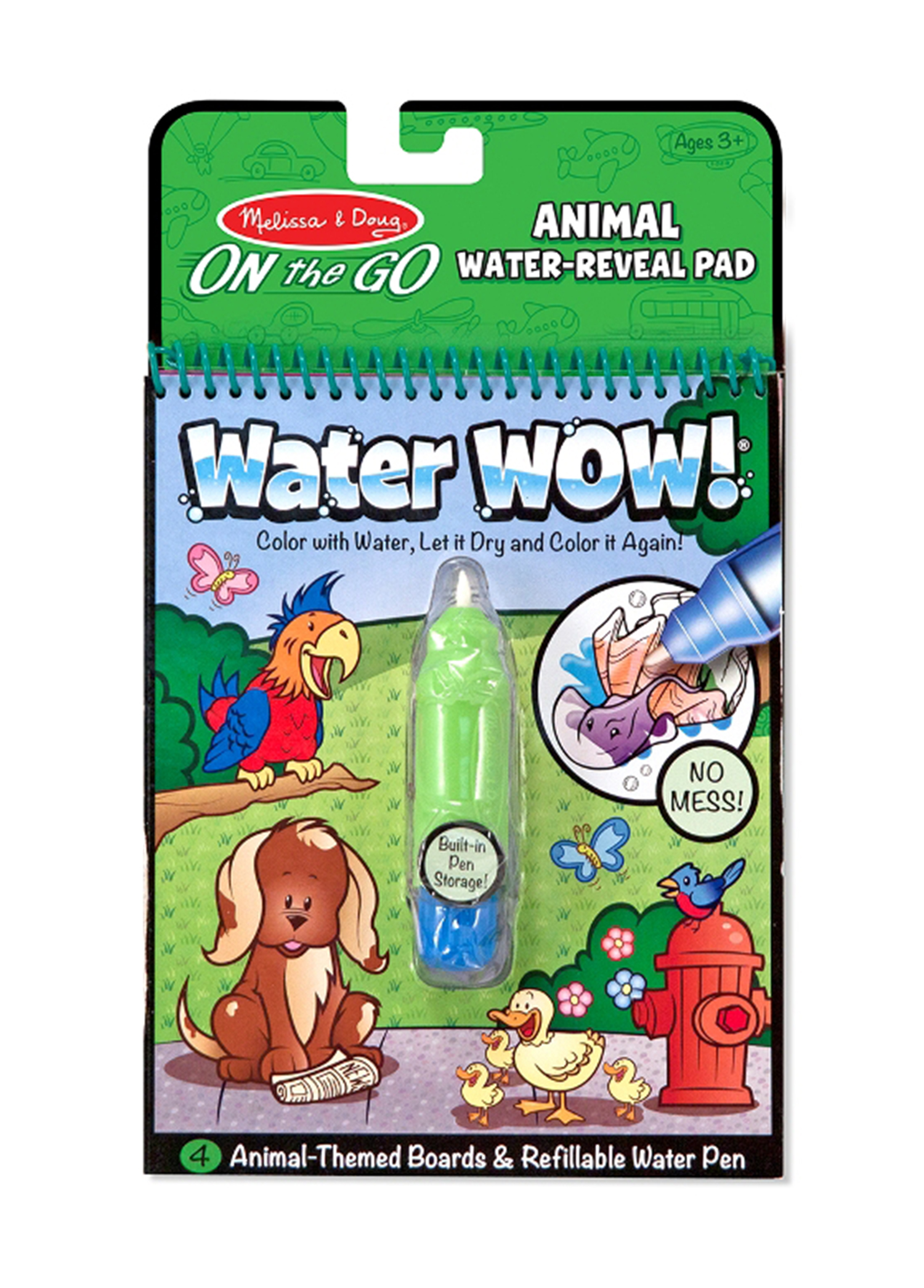 Water Wow Su ile Hayvanlar Boyama Kitabı