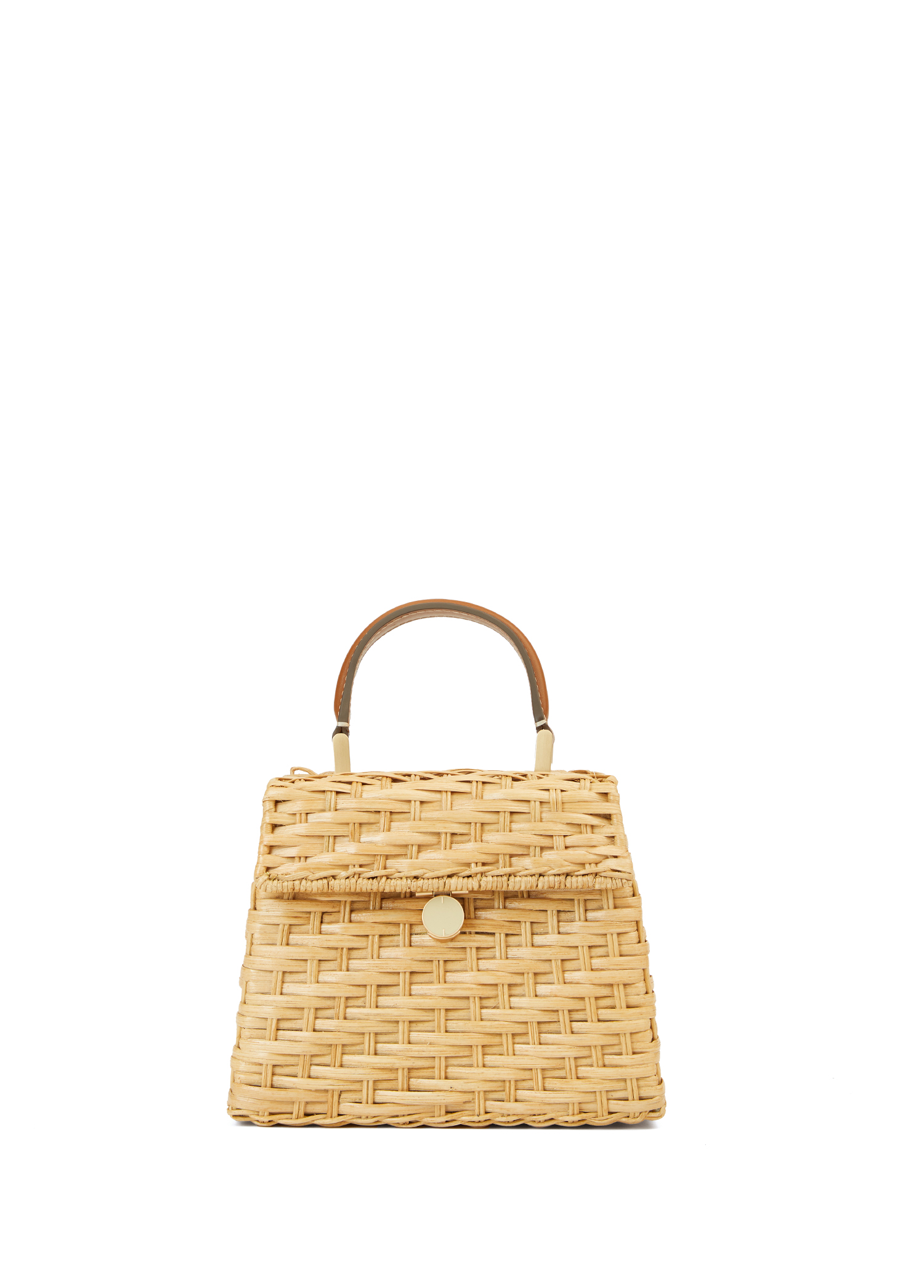 Sybil Mini Naturel Kadın Rattan Çanta