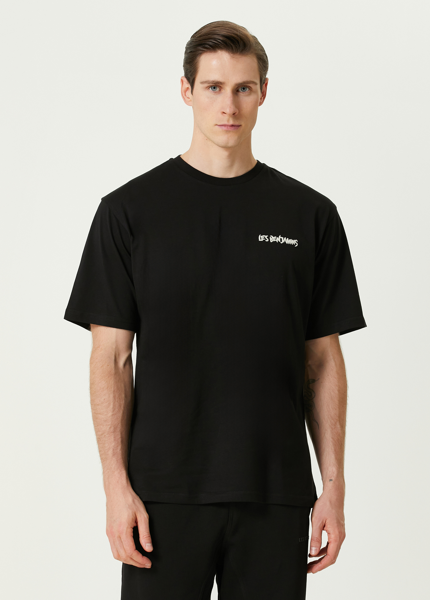 Relaxed Fit Siyah T-shirt