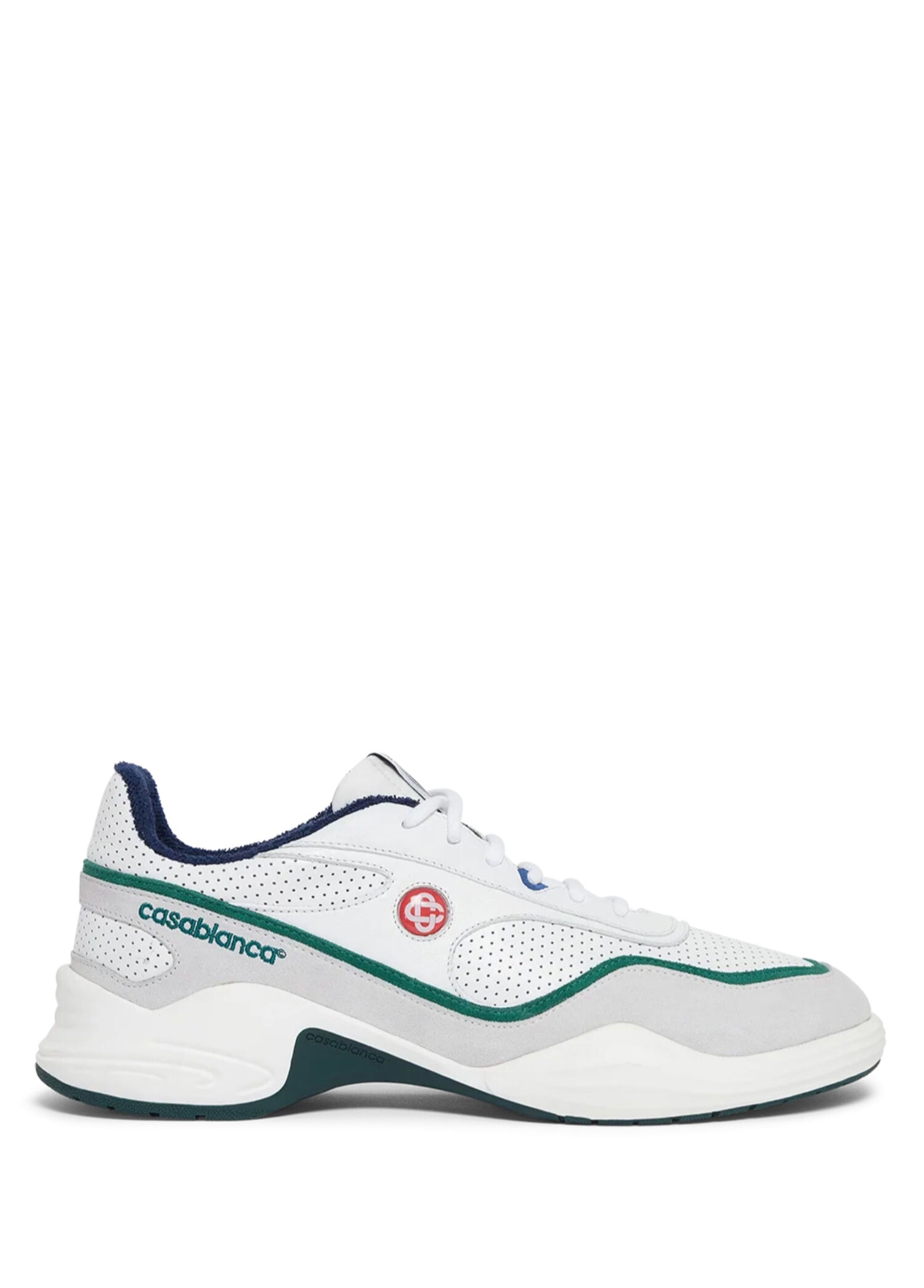 クラシック　cd × 28 Casablanca Beyaz Erkek Court Championship Beyaz Erkek Deri Sneaker