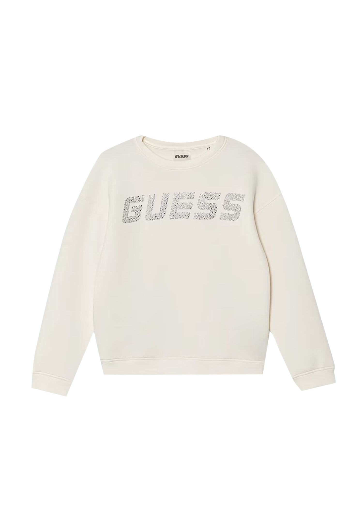 Beyaz Uzun Kollu Kız Çocuk Sweatshirt