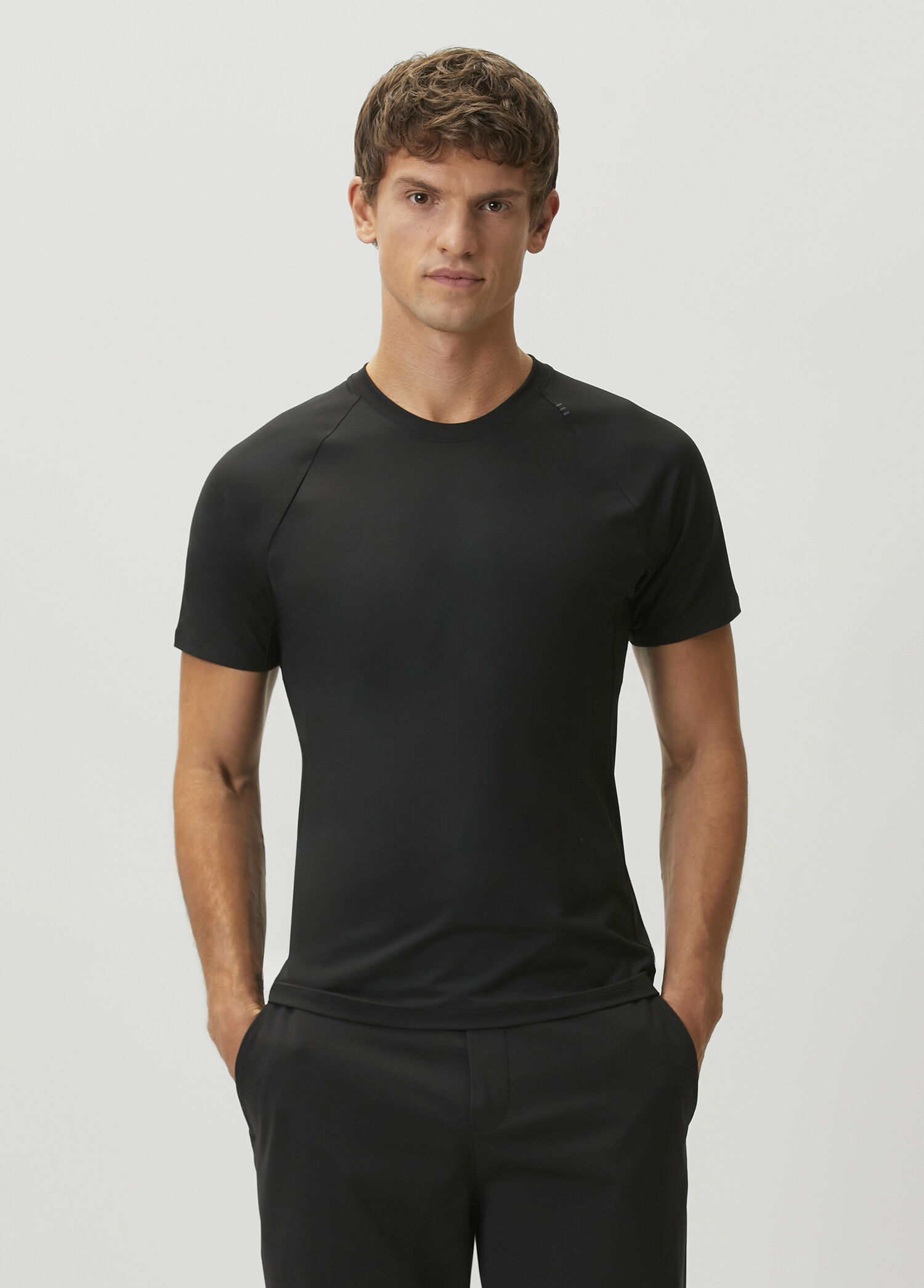 Slim Fit Repper Siyah T-shirt