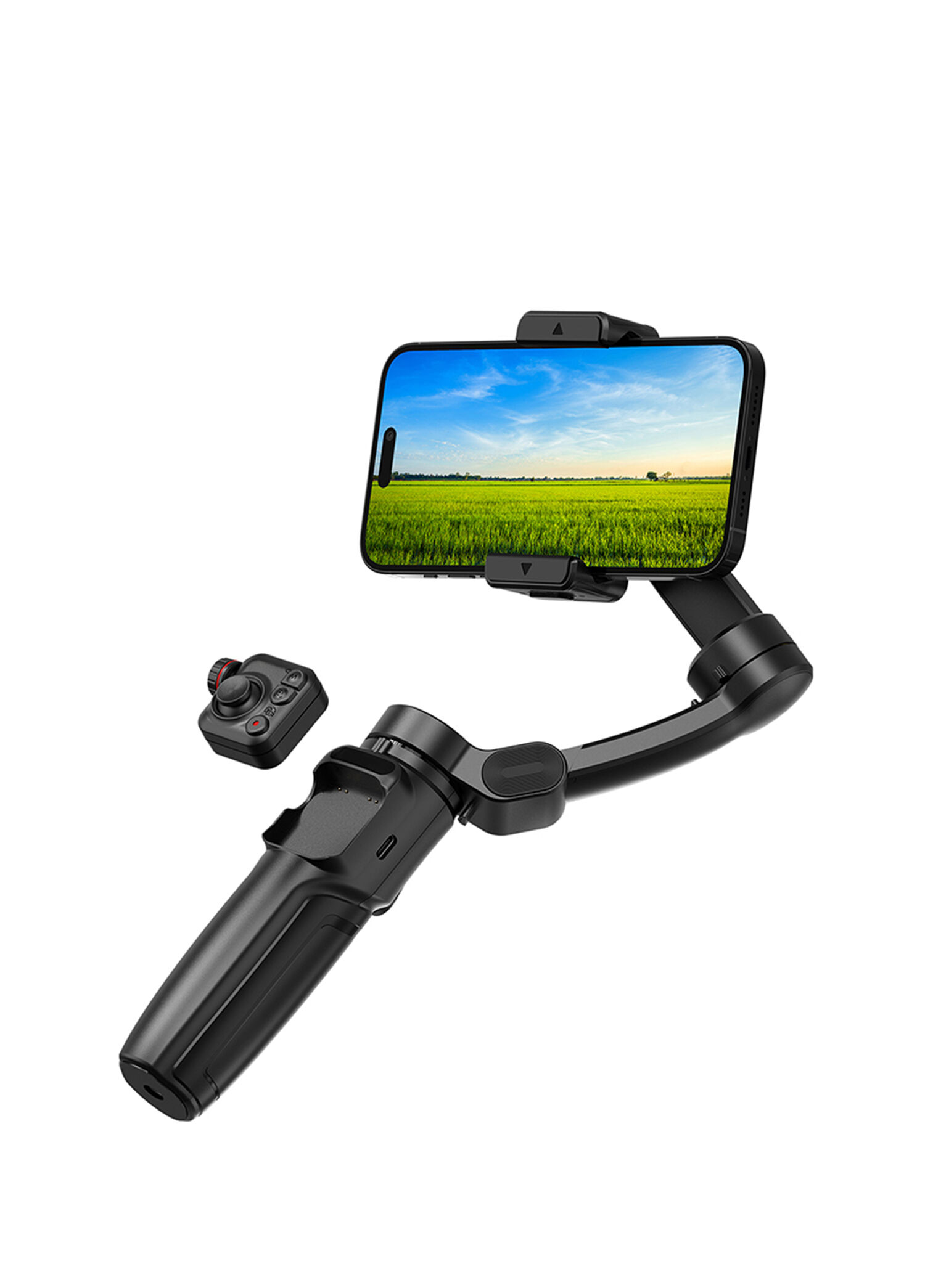 Wi-SE016 Yapay Zeka Takipli Dolgu Işıklı 3-Axis Gimbal Stabilizatör