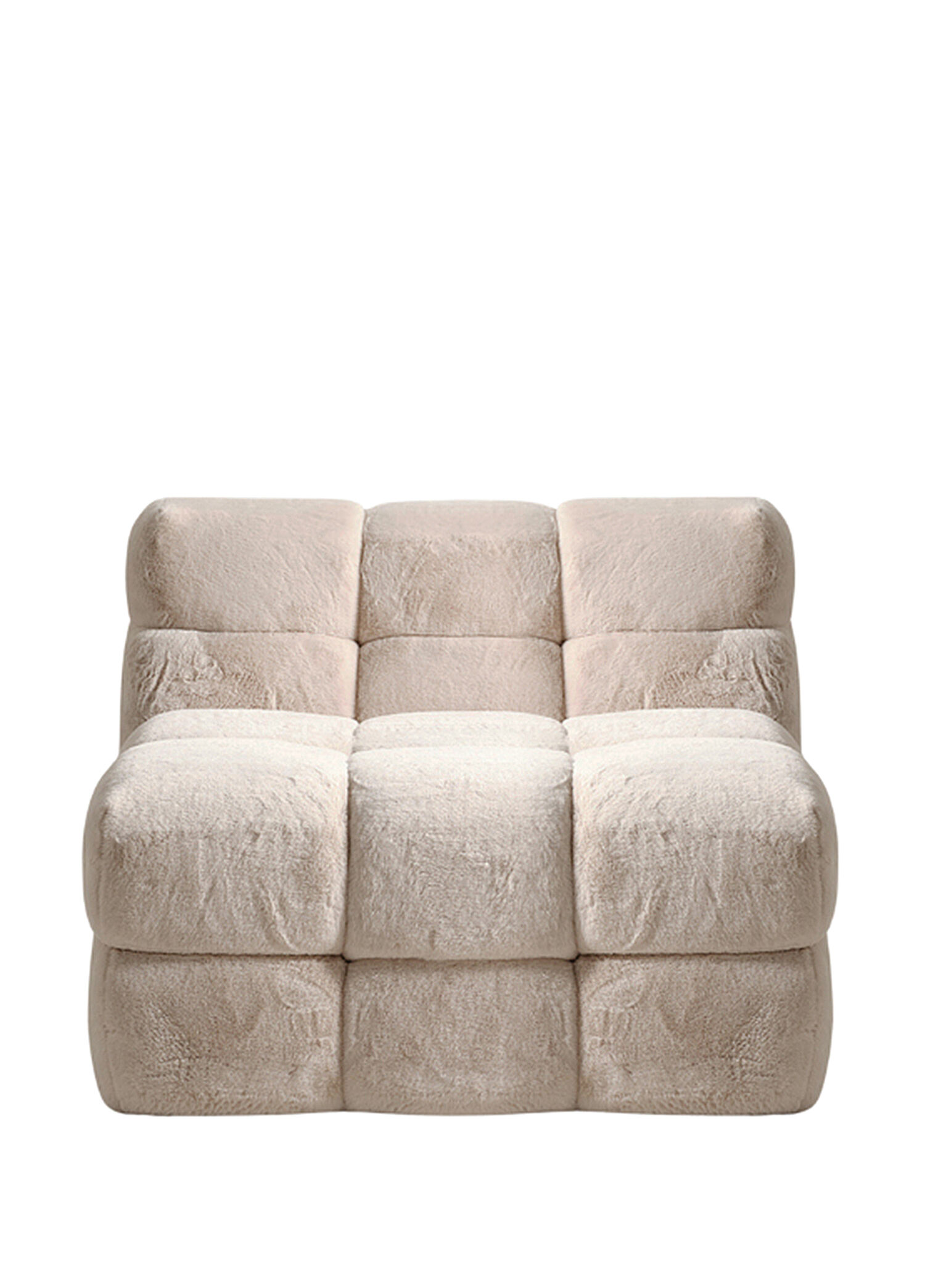 Toledo Comfort Bej Peluş Berjer
