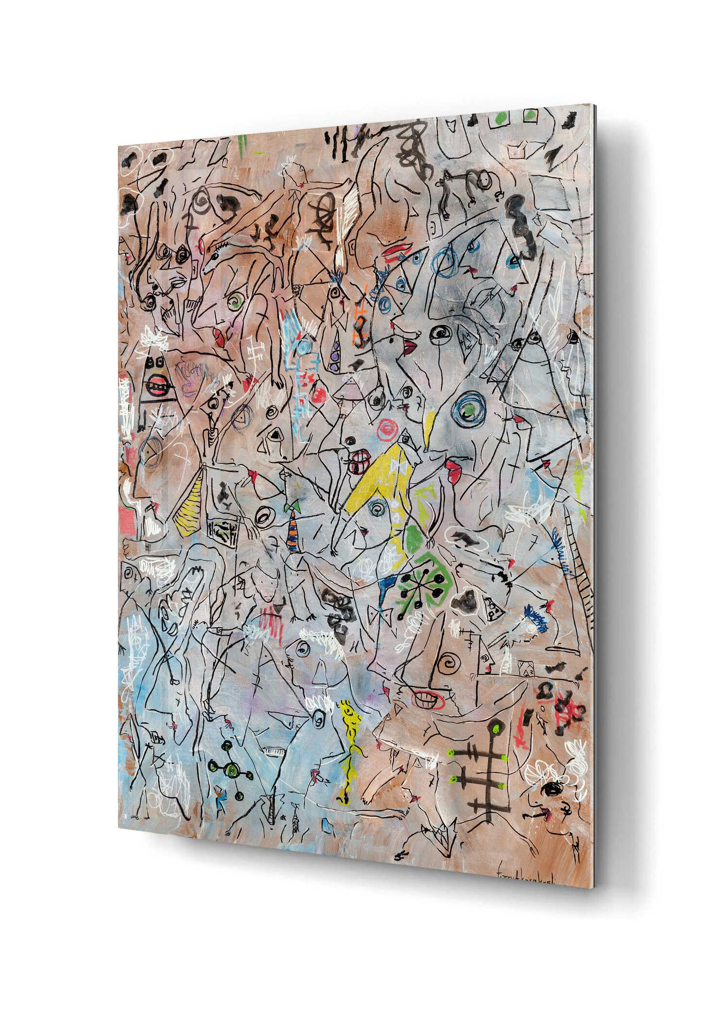 Different Opinions by Ferruh Karakaşlı 130x92 cm