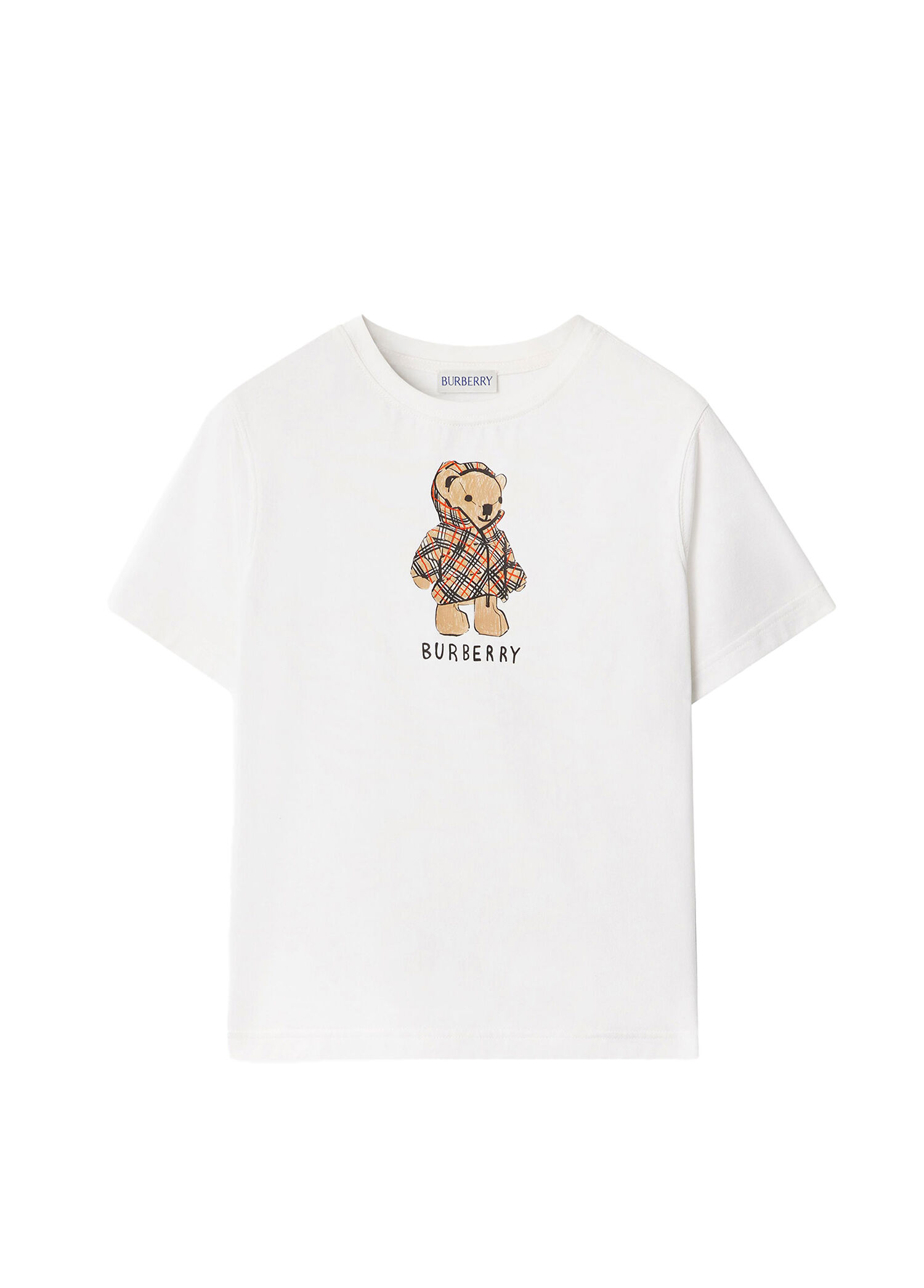 Cedar Teddy Beyaz Kısa Kollu Unisex Çocuk T-Shirt