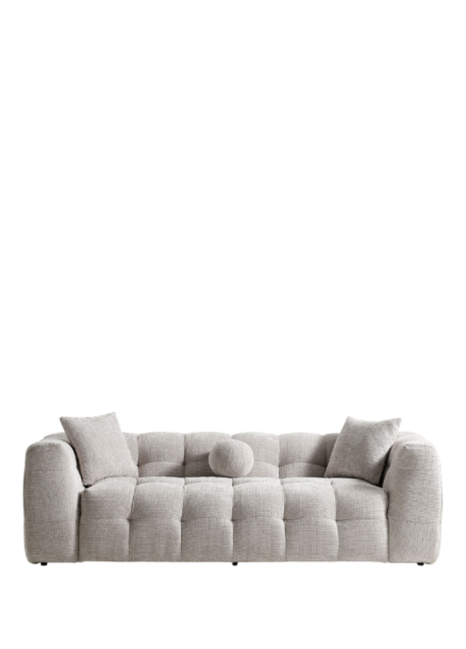 Nammos Comfort Gri Üçlü Kanepe