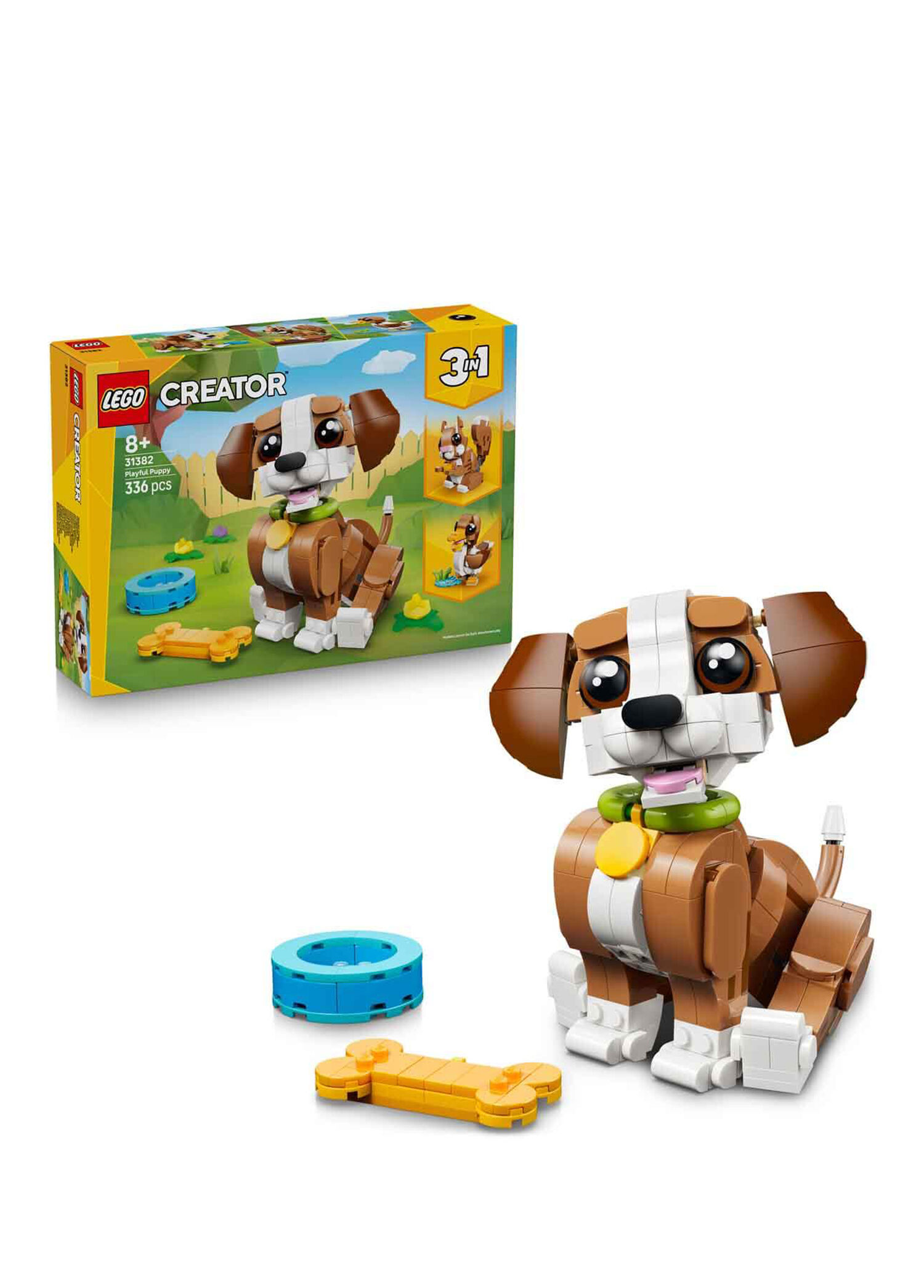 Creator 3’ü 1 Arada Sevimli Hayvanlar: Oyunbaz Yavru Köpek 336 Parça 8+ Yaş Yapı Oyuncağı 31382