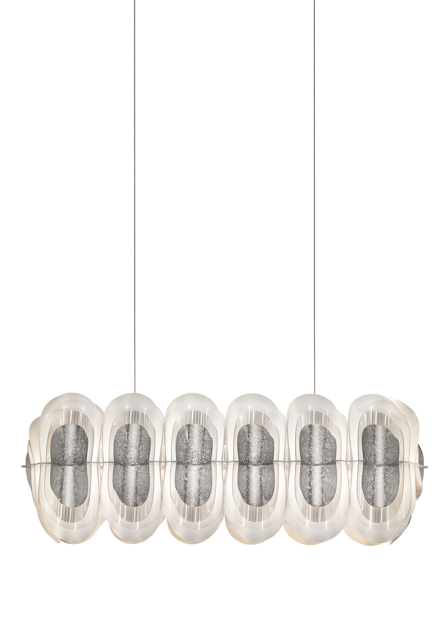 Fiordlys Gümüş Linear Led Sarkıt Avize