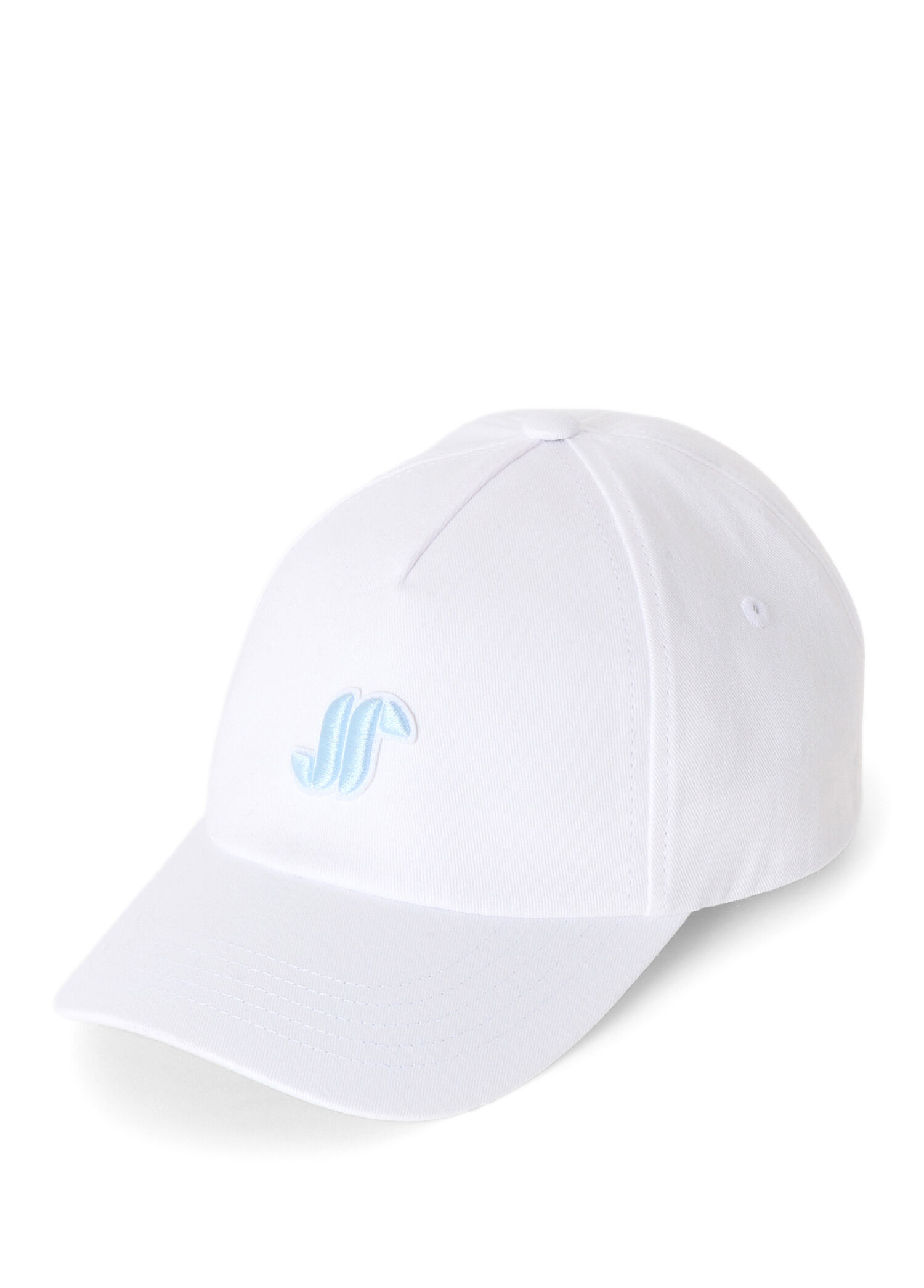 Beyaz Logo İşlemeli Unisex Çocuk Şapka
