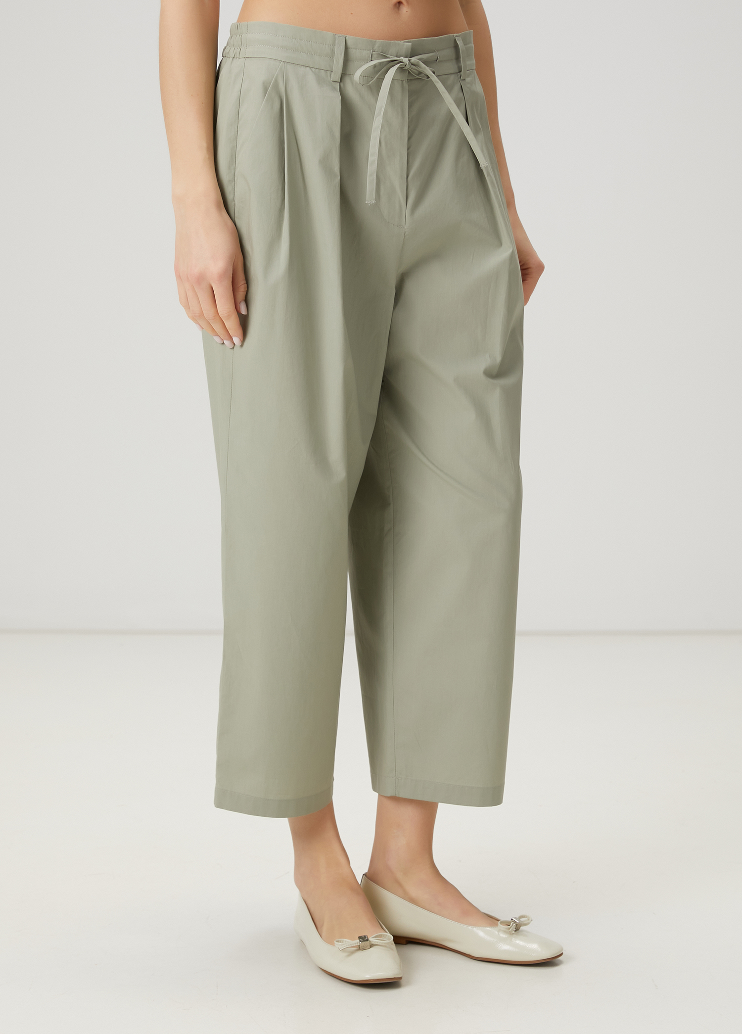 Mint Poplin Pantolon_2
