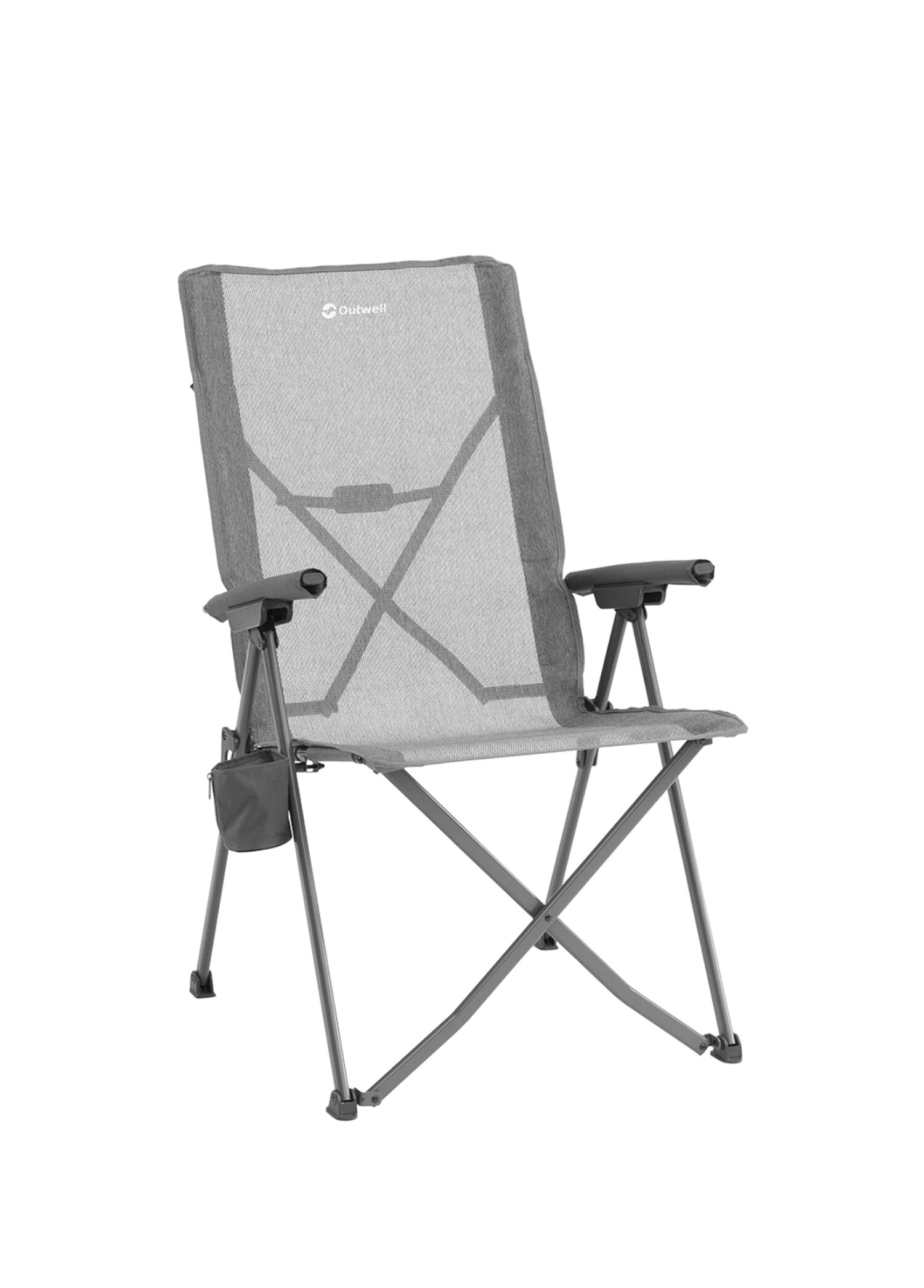 Tidal Airflow Gri Metal Katlanır Kamp Sandalyesi