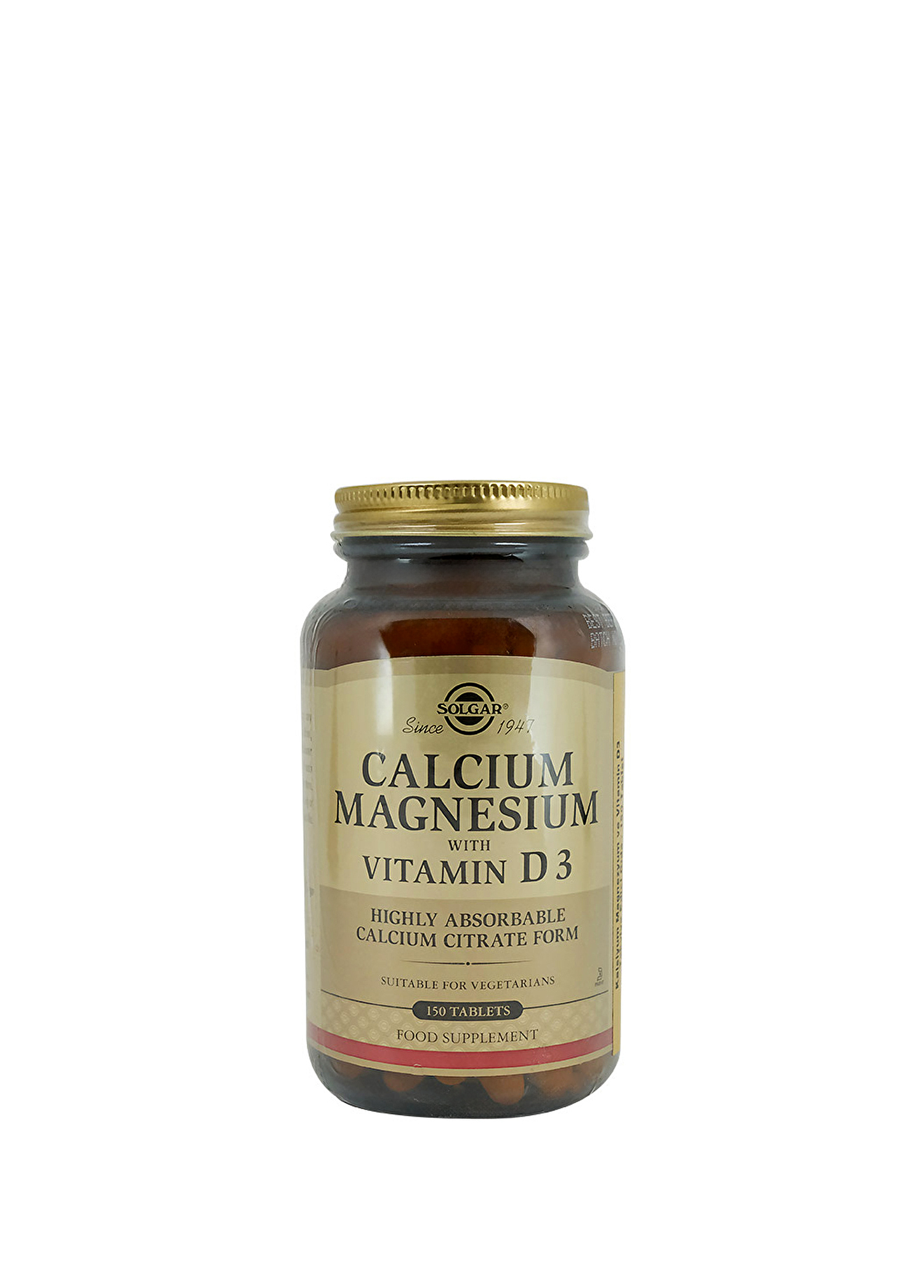 Calcium Magnesium with Vitamin D3 Aromasız 150 Tablet Mineral