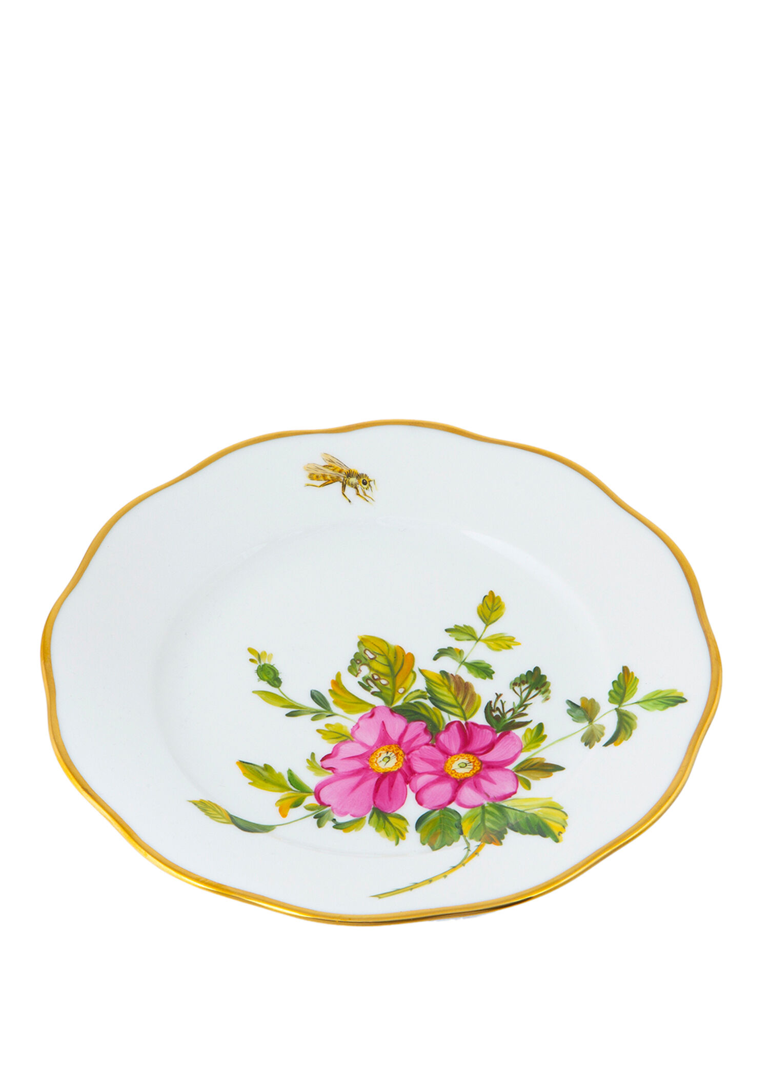 American Wild Flowers Desenli Porselen Tatlı Tabağı 21 cm