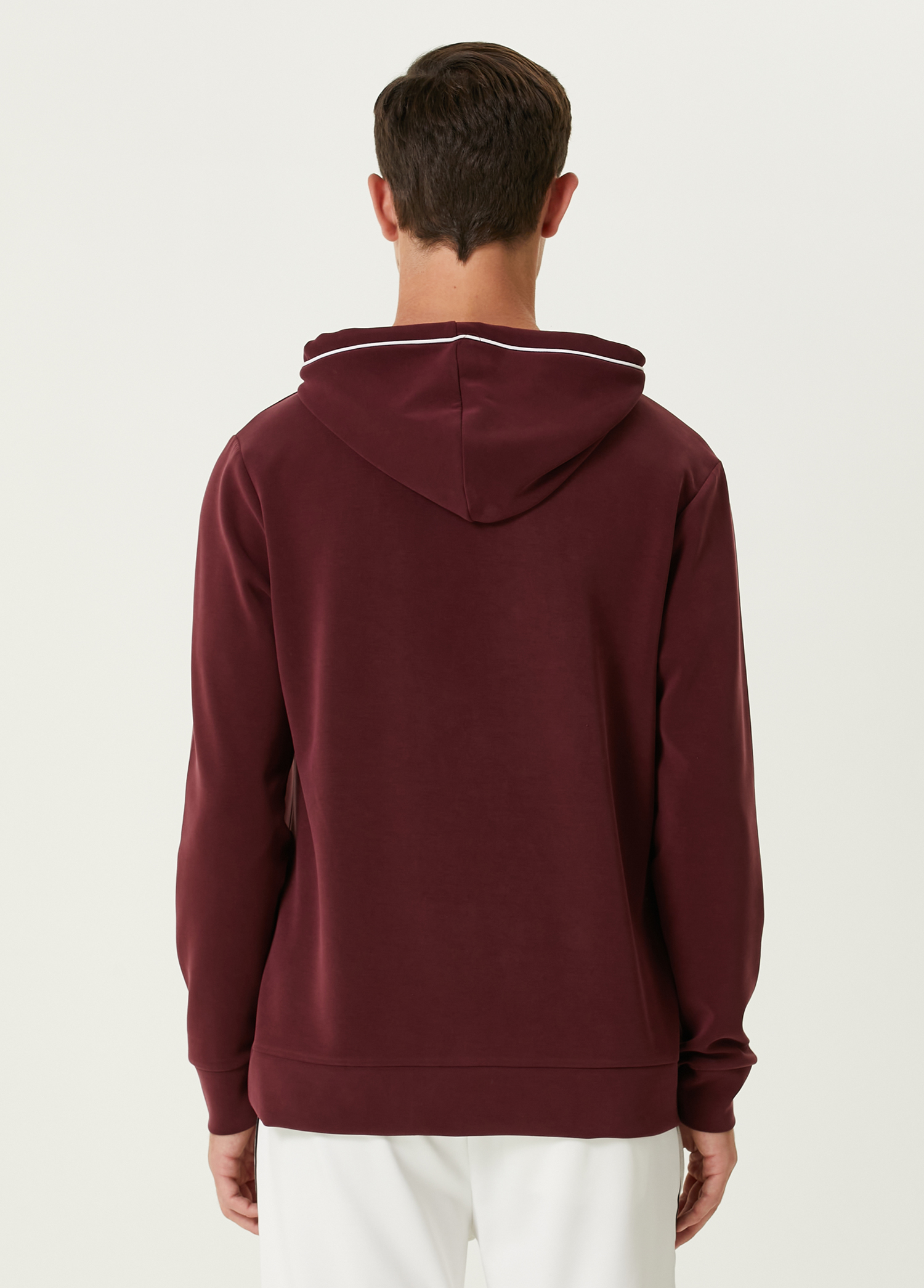 Bordo Kapüşonlu Sweatshirt_4