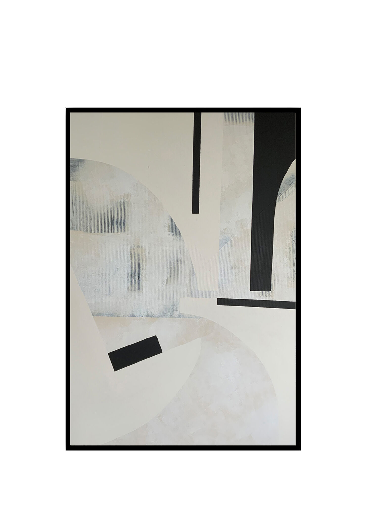 Greige Akrilik El Yapımı Tablo 70x100 cm