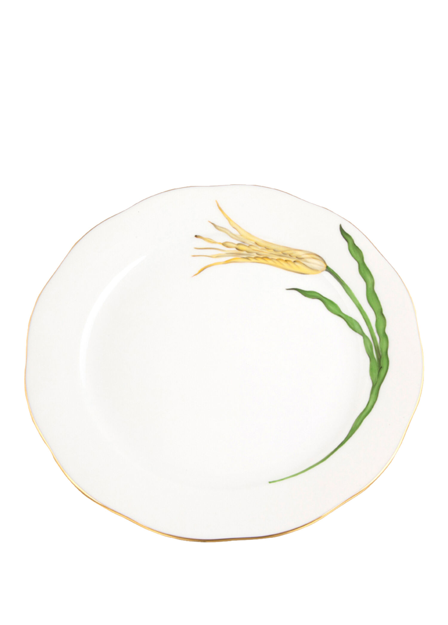 Lale Desenli Renkli Porselen Yemek Tabağı 26 cm