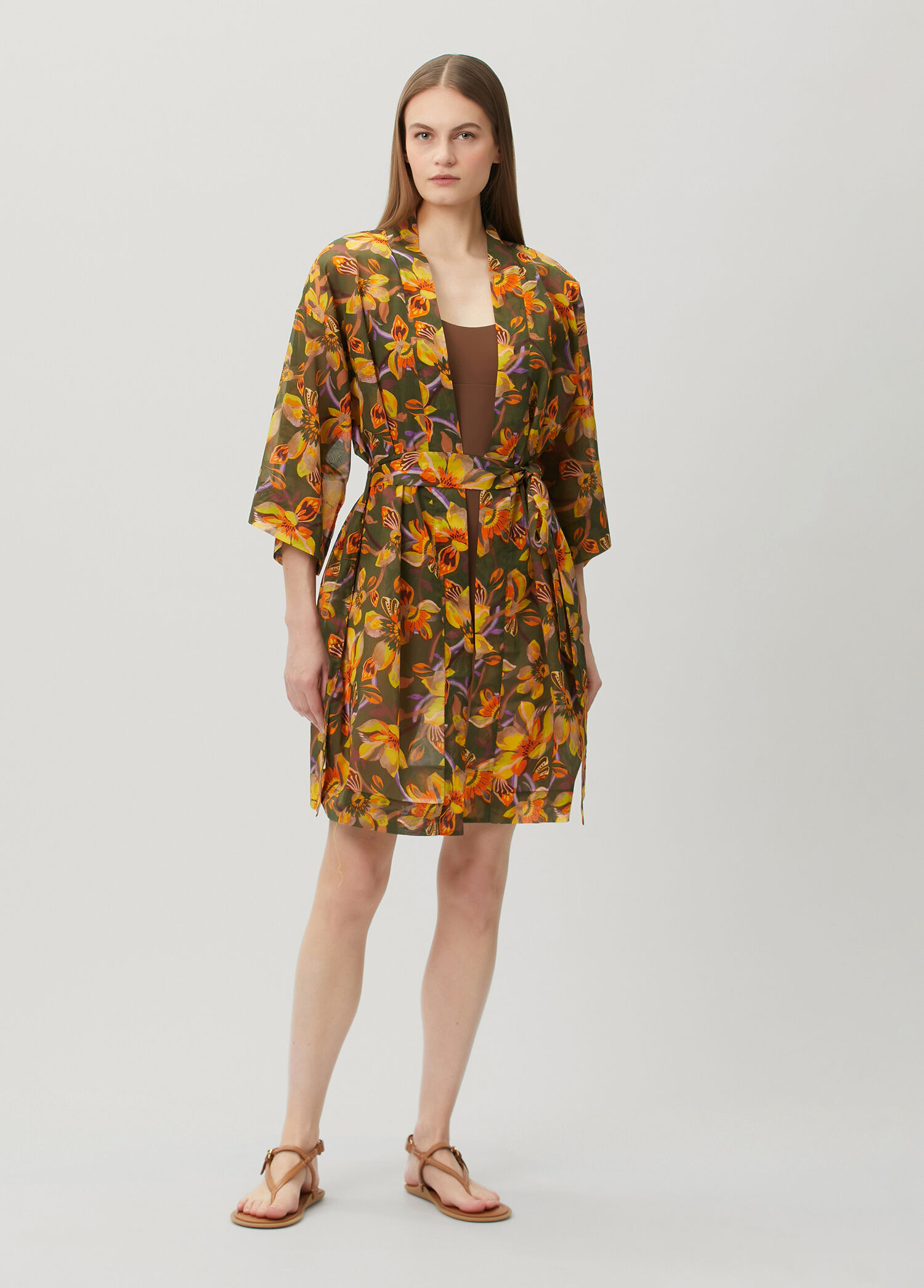 Çiçekli Kimono