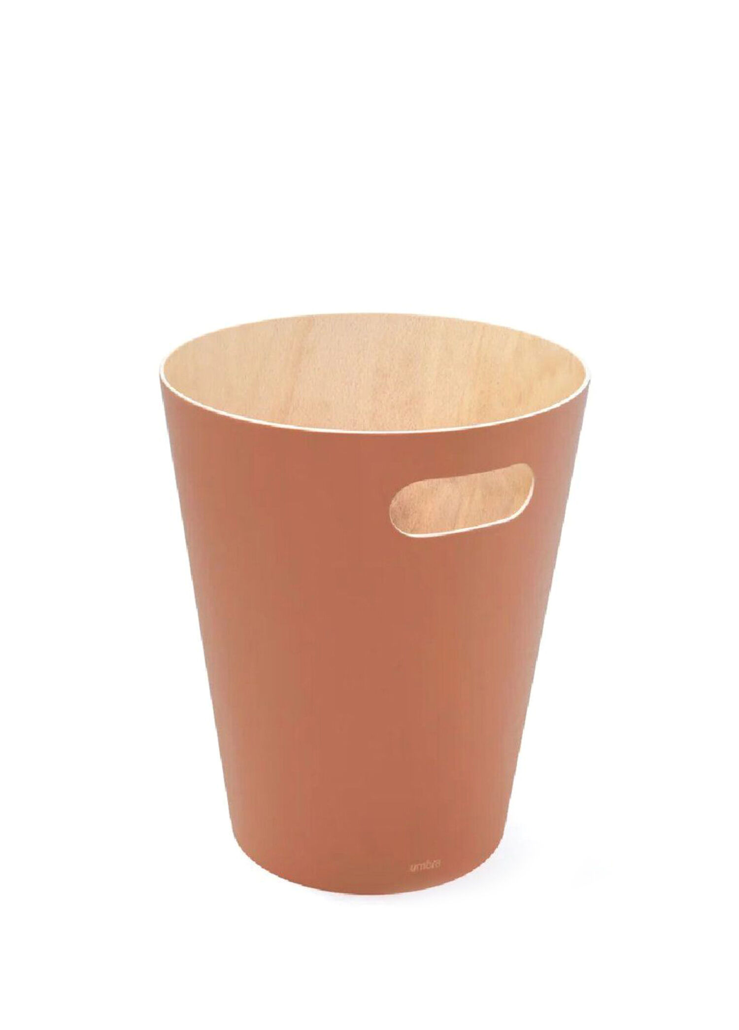 Umbra - Woodrow Sierra Ahşap Çöp Kovası 7,5 Lt - Karamel