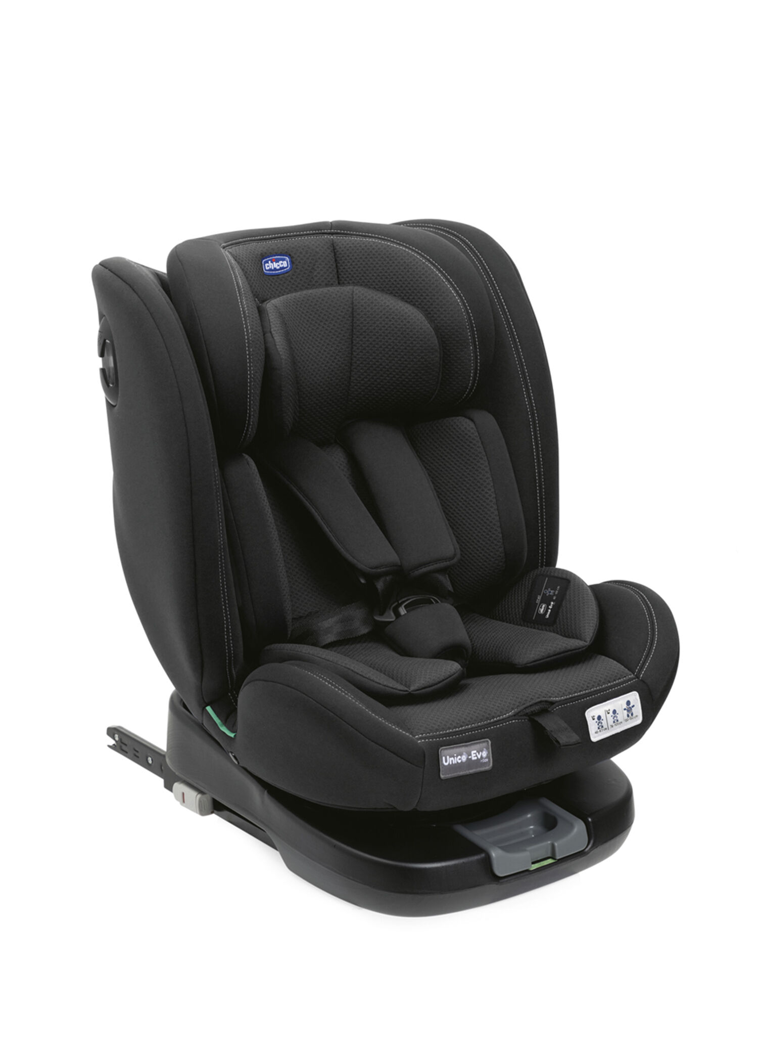 Unico Evo I-Size İsofix'li 360° Dönebilen Bebek Black Oto Koltuğu