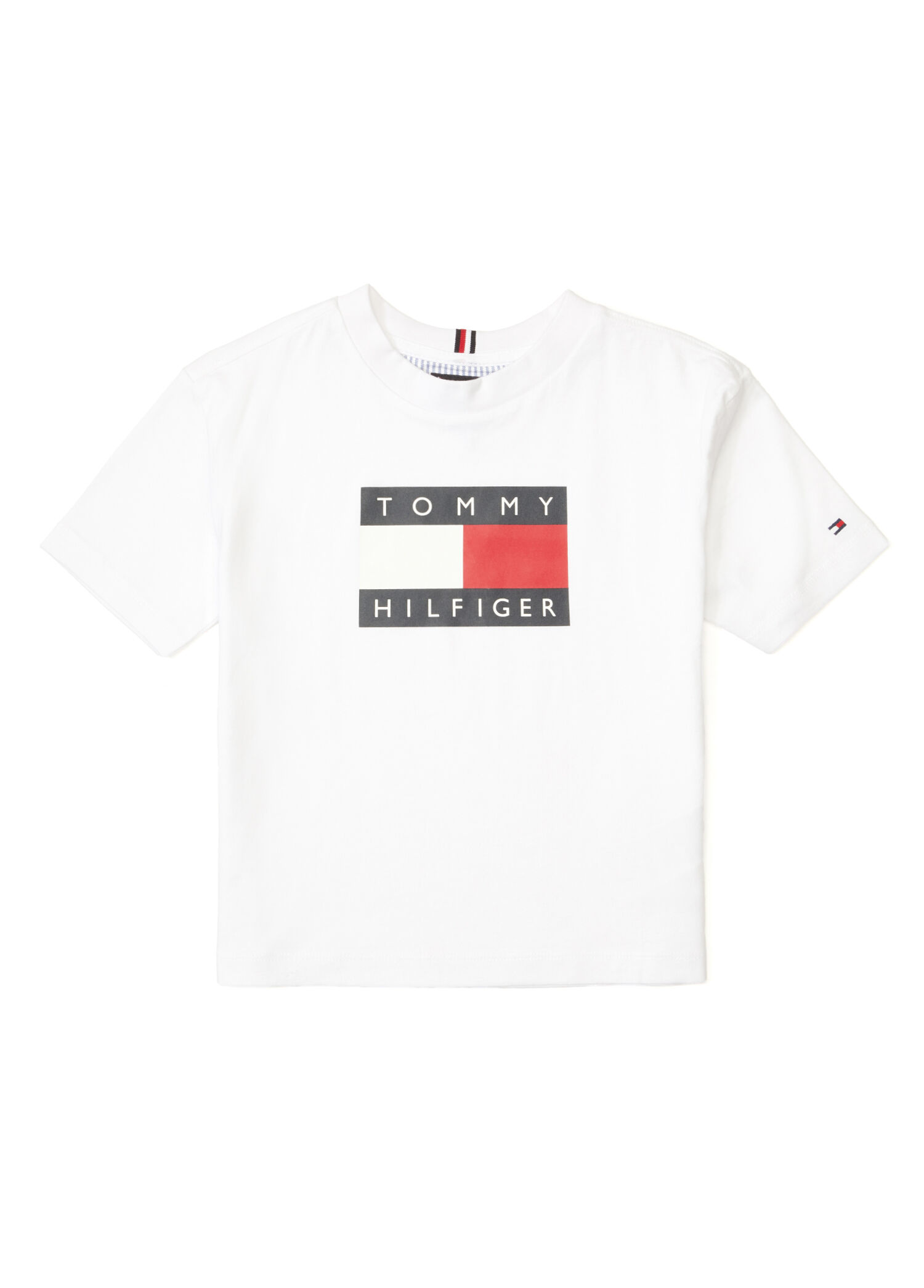 Heritage Beyaz Logo Baskılı Erkek Çocuk T-shirt