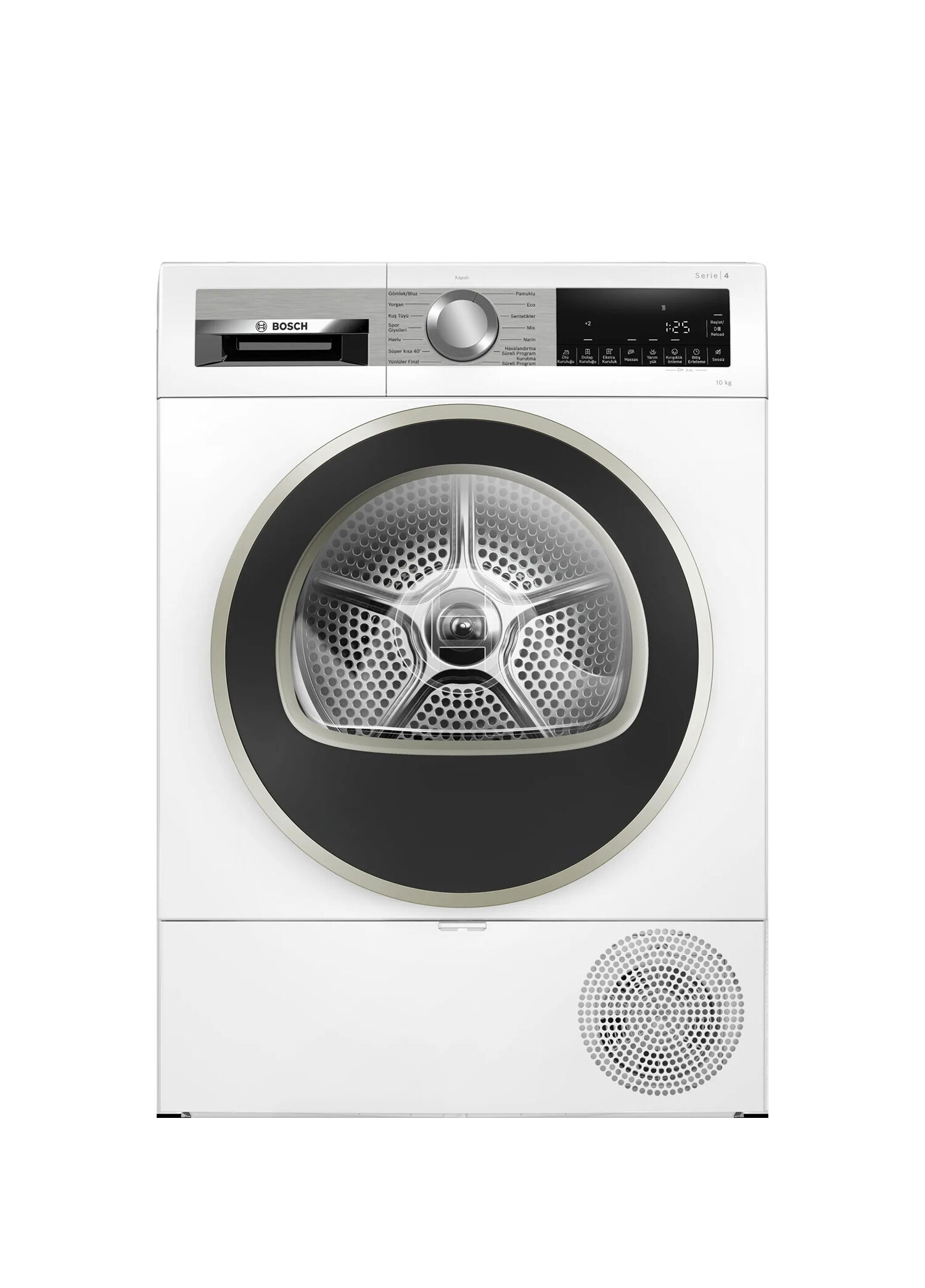 WQG25201TR Serie 4 Beyaz 10 kg Isı Pompalı Kurutma Makinesi