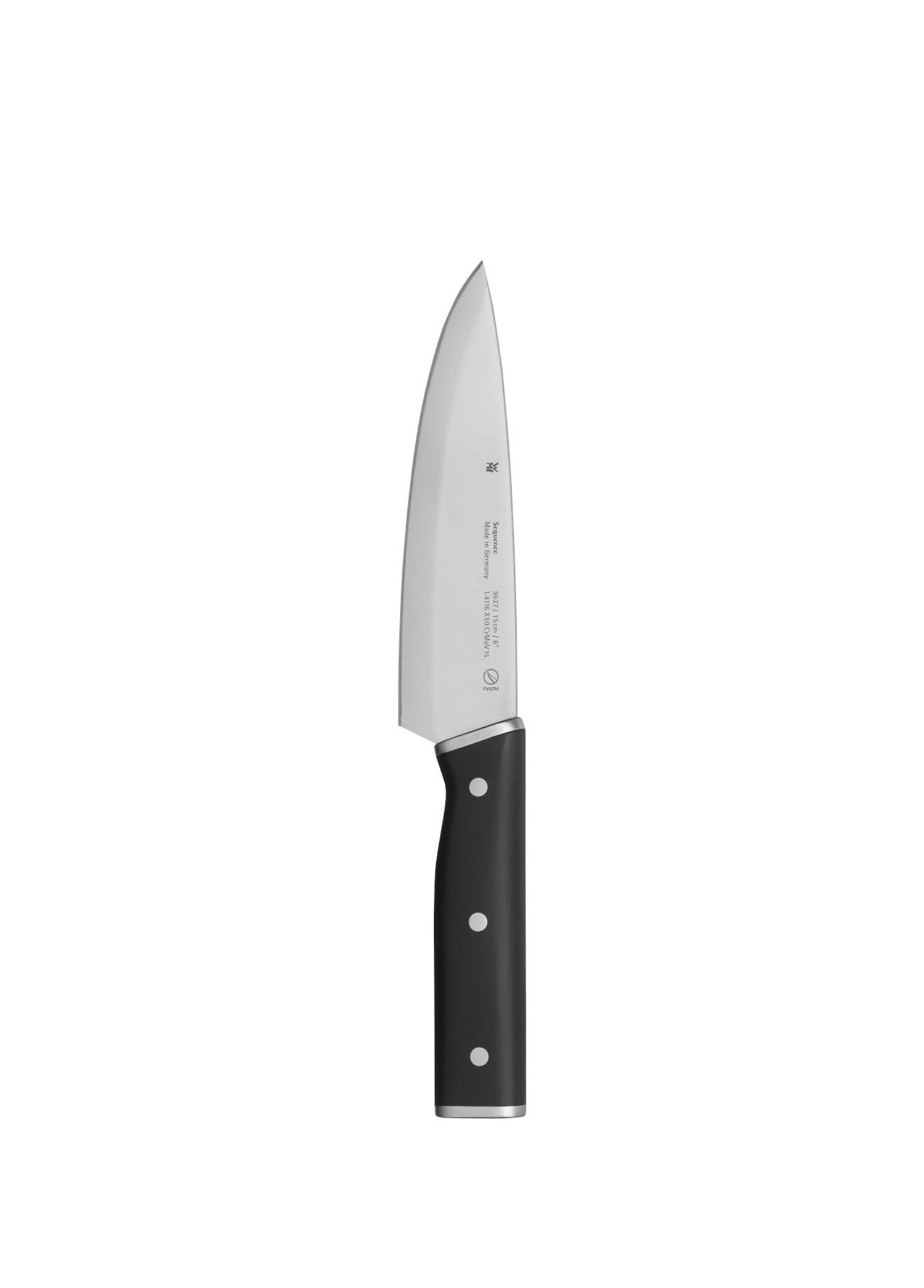 Sequence Gri Siyah Çelik Şef Bıçağı 15 cm