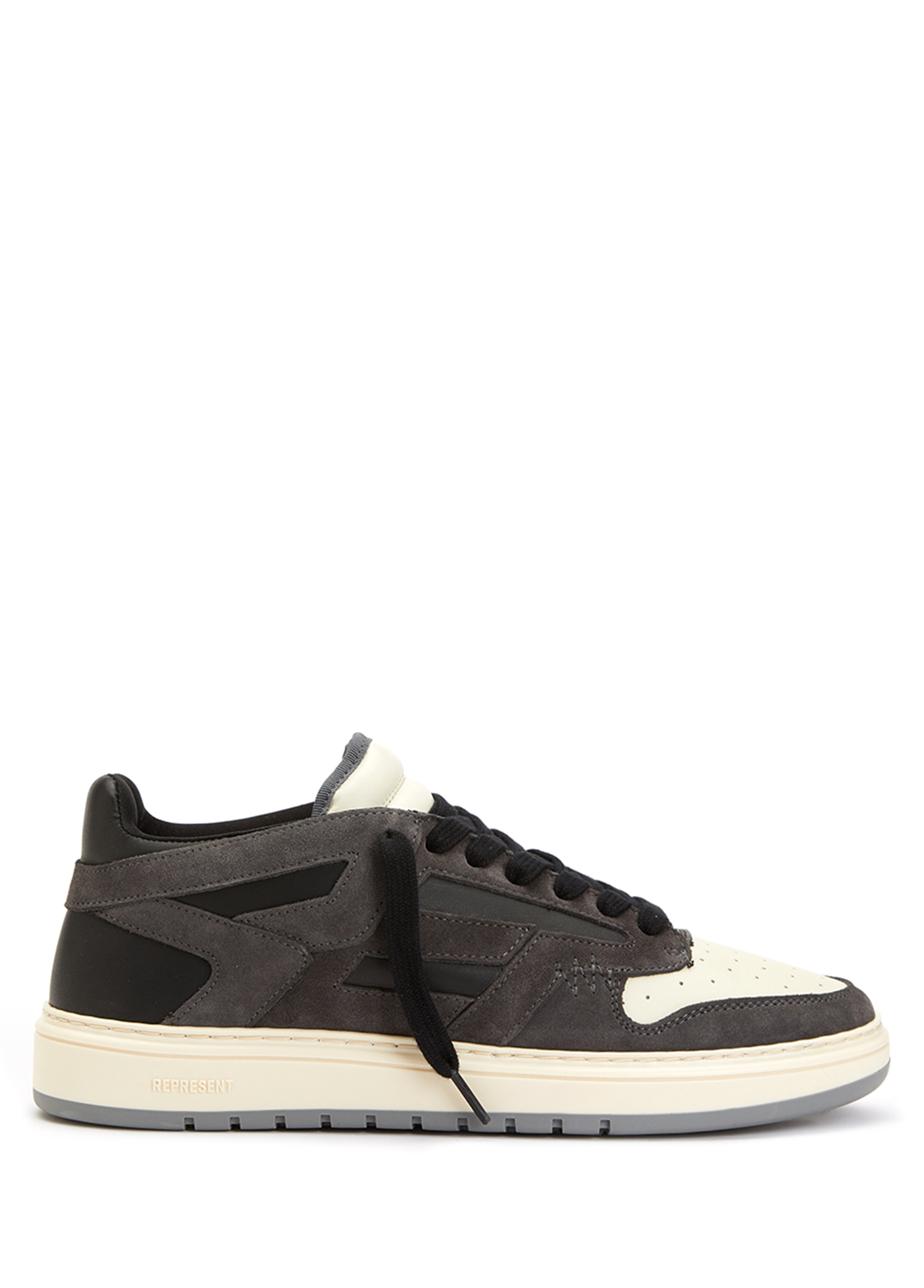 Beymen Antrasit Beyaz Logolu Erkek Süet Sneaker. 1 Beymen Antrasit Beyaz Logolu Erkek Süet Sneaker. 1
