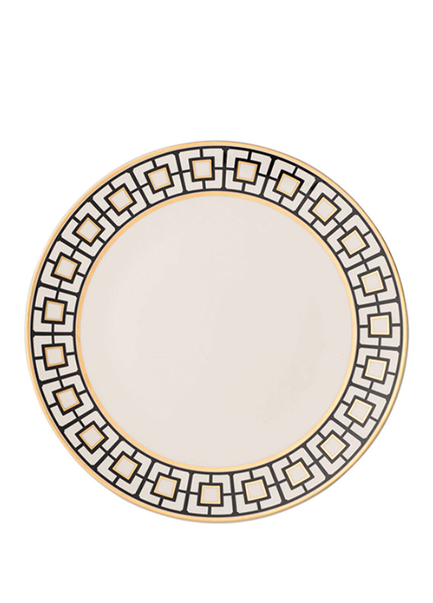 MetroChic Geometrik Desenli Porselen Yemek Tabağı 27 cm