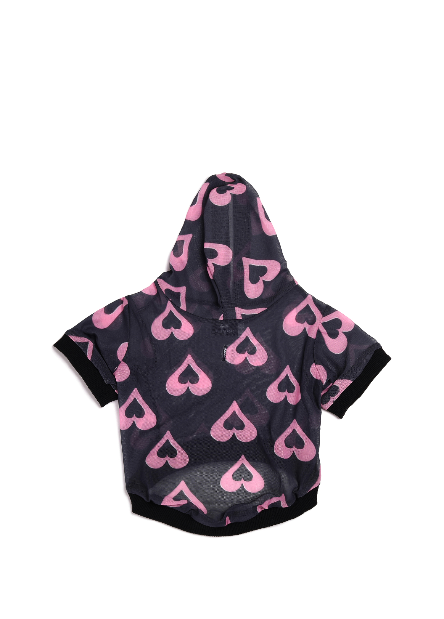 Full Love Black Pink Köpek Hoodie