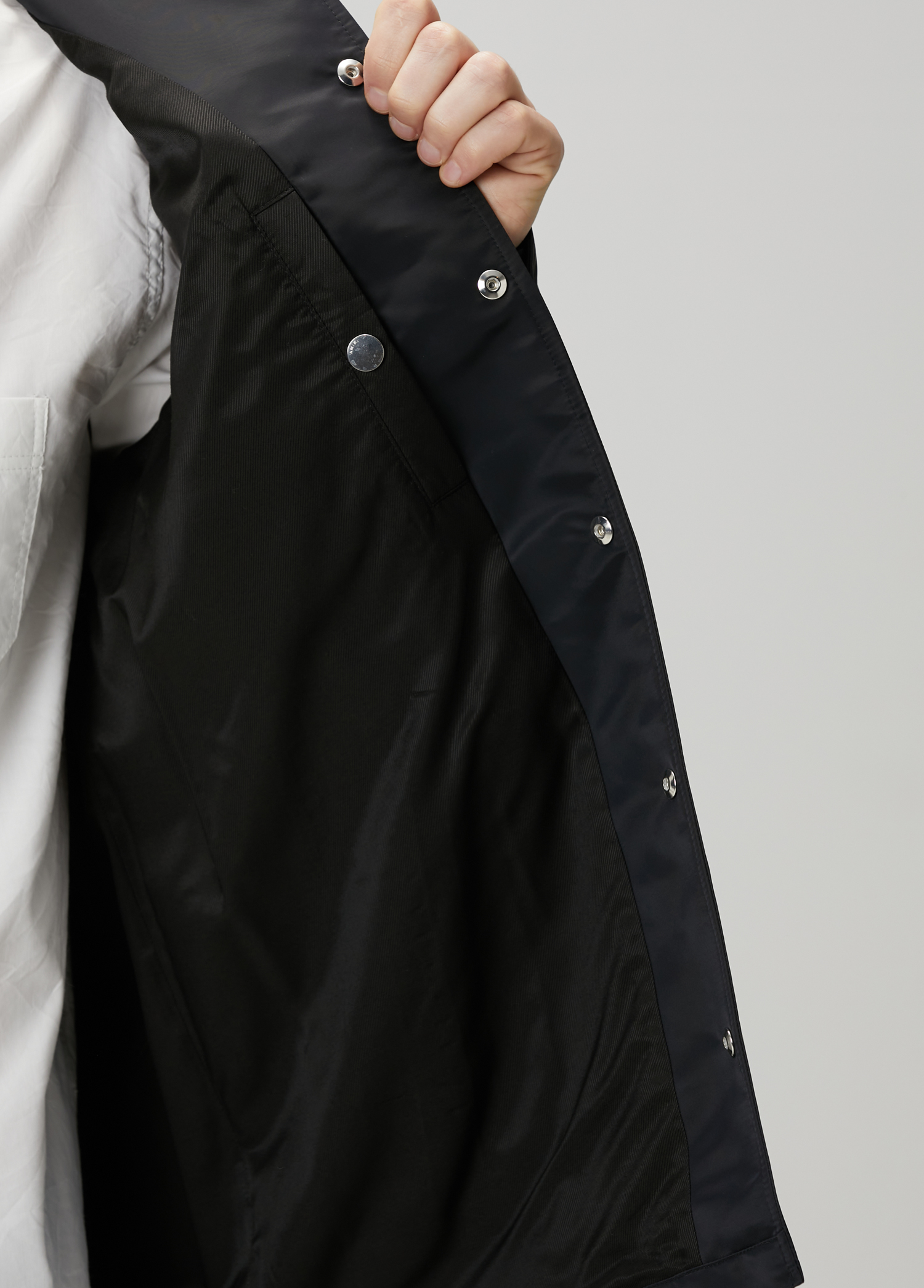 Black Amiri Black Men Black Logo Detailed Jacket 1646074