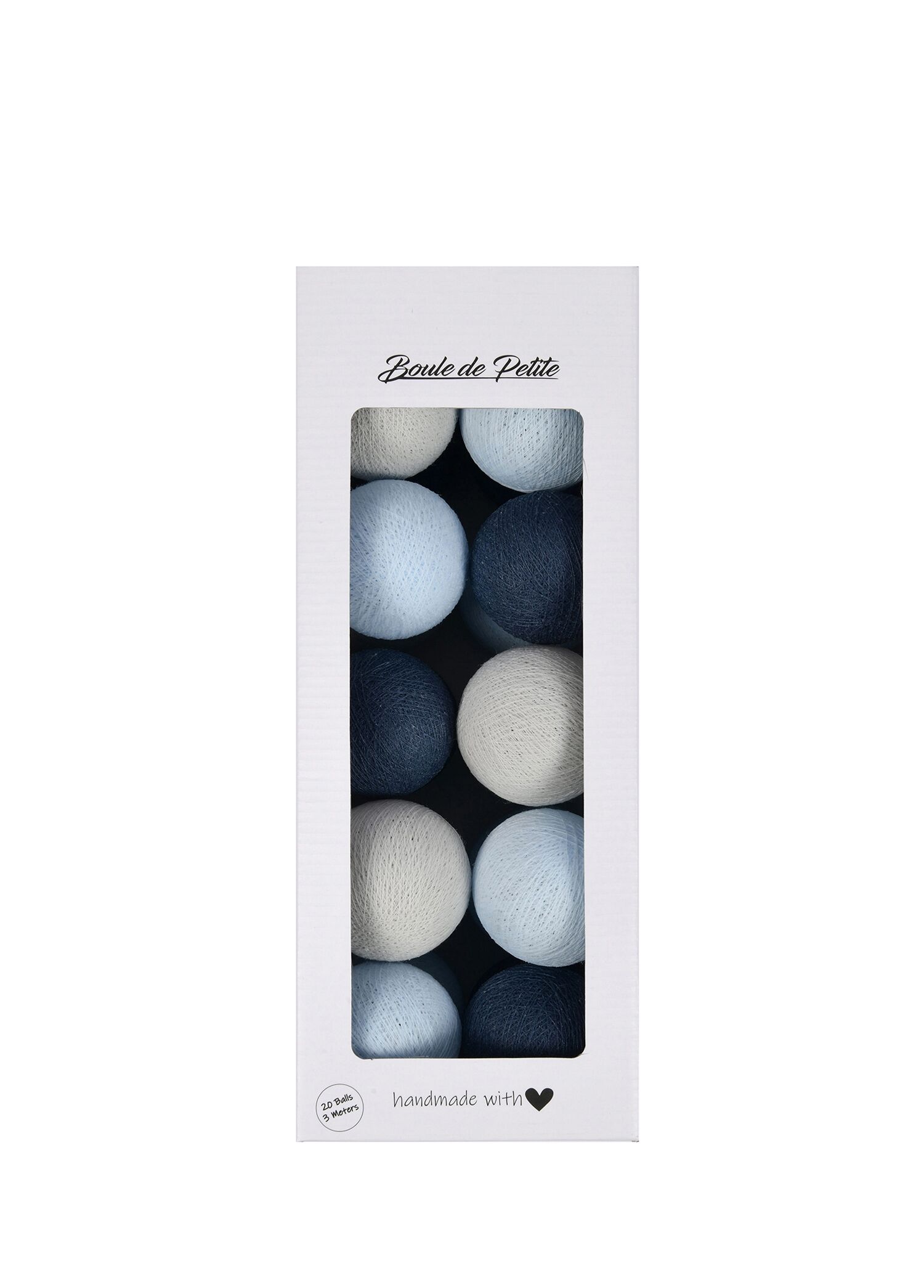 Stylish Blue Işıklı Top Aydınlatma