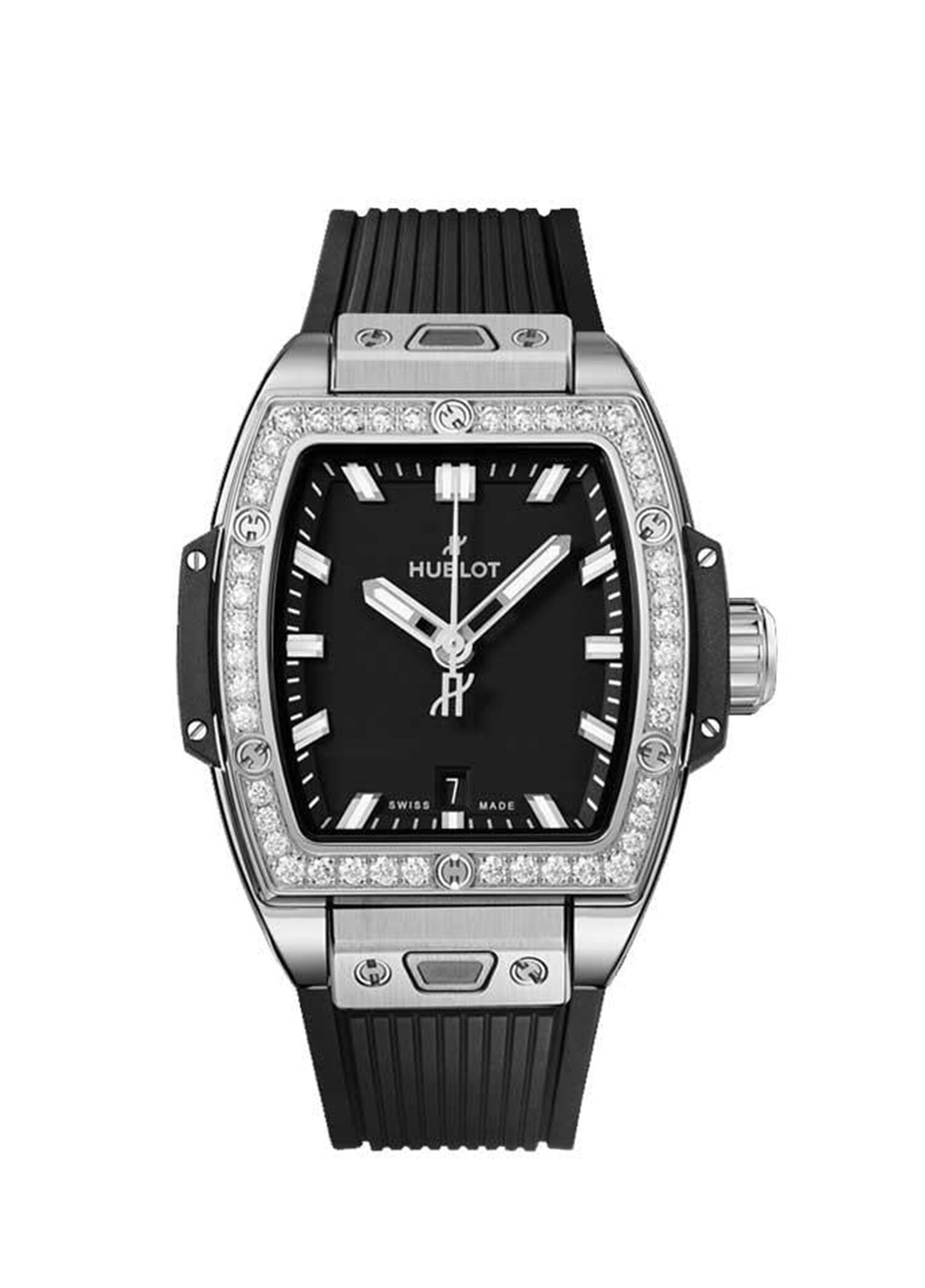 Hublot Spirit Of Big Bang Steel Diamonds Watch Multicolor