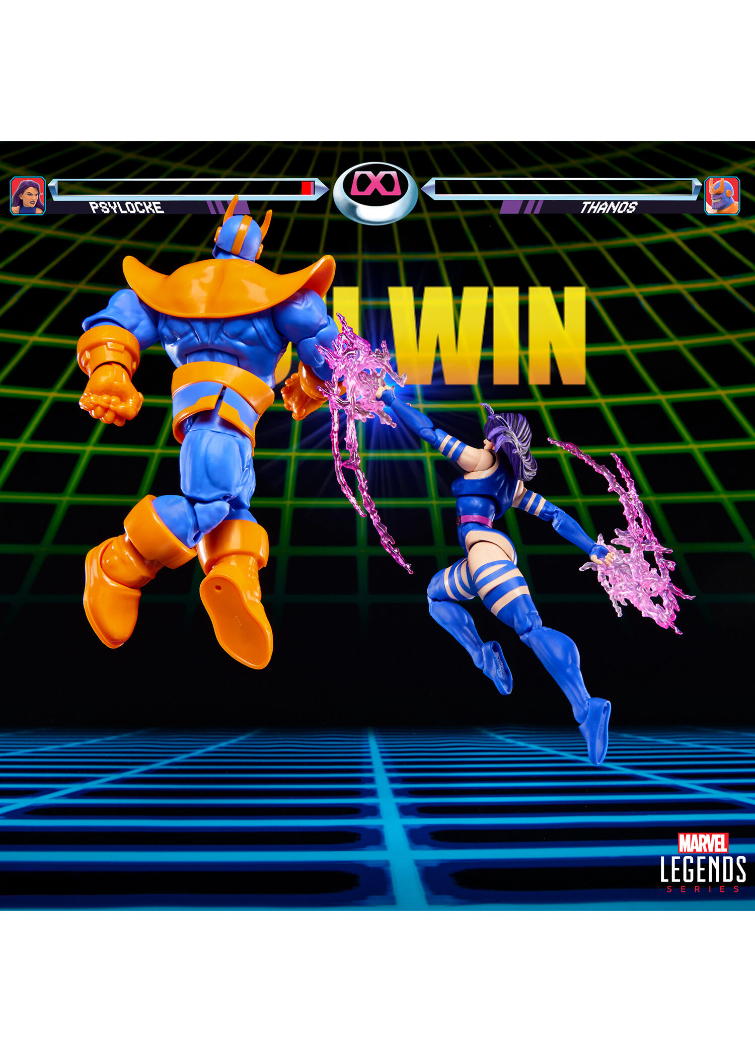 Marvel - Legends Gamerverse Psylocke vs Thanos Retro Video Game 2