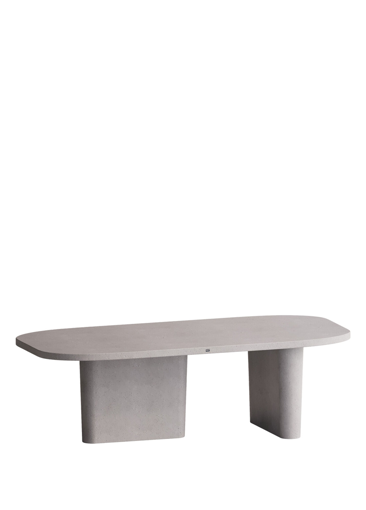 Lerina Beyaz Beton Yemek Masası