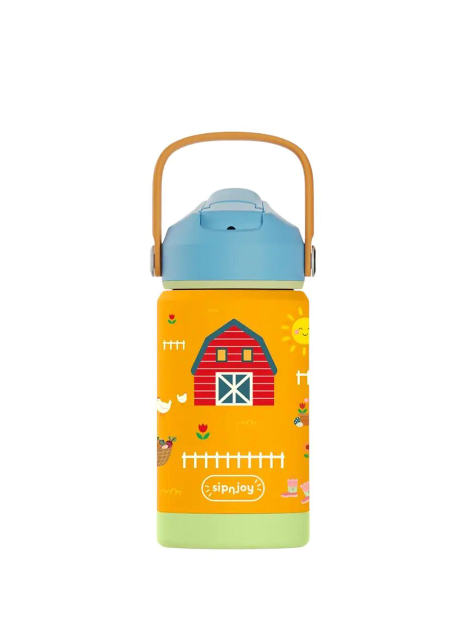 FlipSip Farmyard Fun Çelik Çocuk Suluk Matara 360 ml