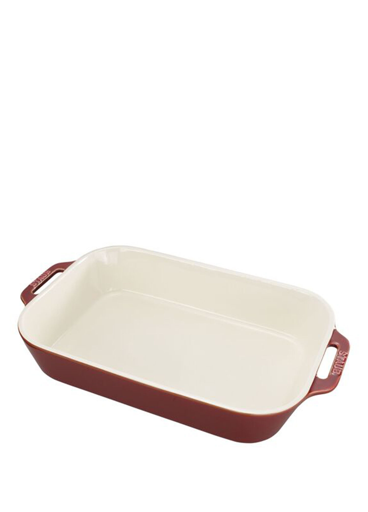 Antik Bakır Seramik Dikdörtgen Fırın Kabı 24 cm