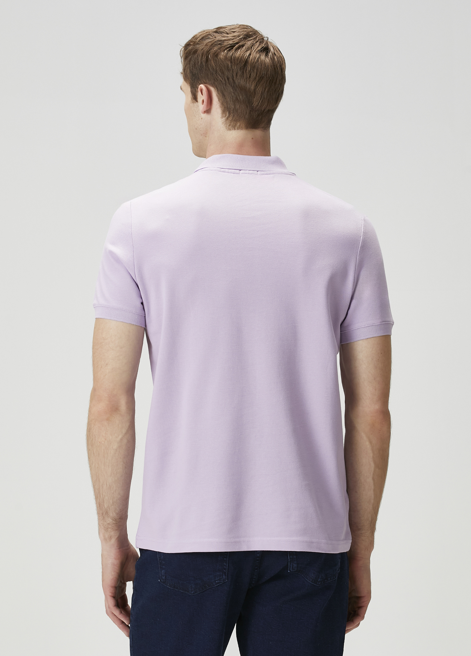 Lila Polo Yaka T-shirt_3