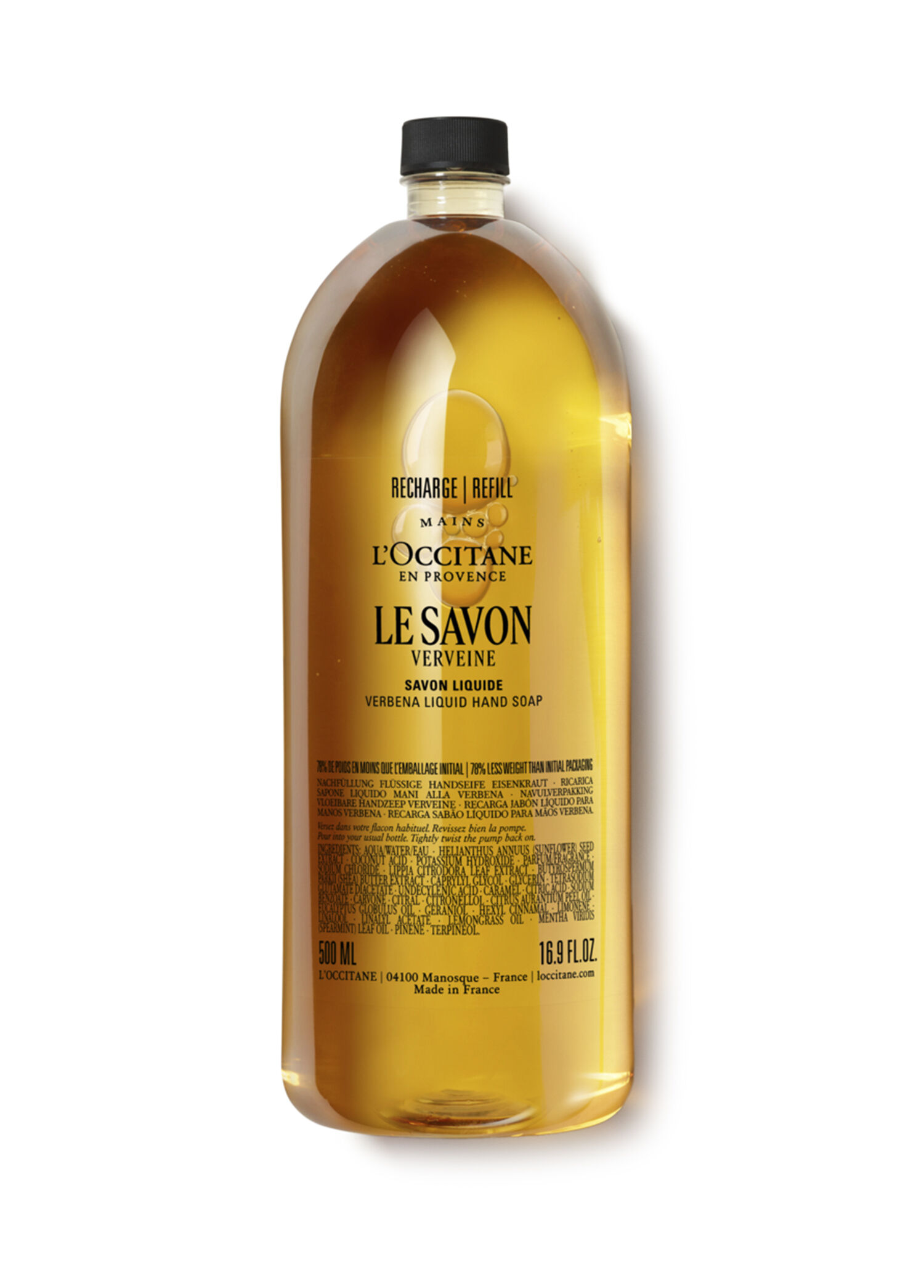 Shea Verbena Hand Liquid Soap Refill Shea Verbena Sıvı Sabun Ekolojik Refill 500 ml