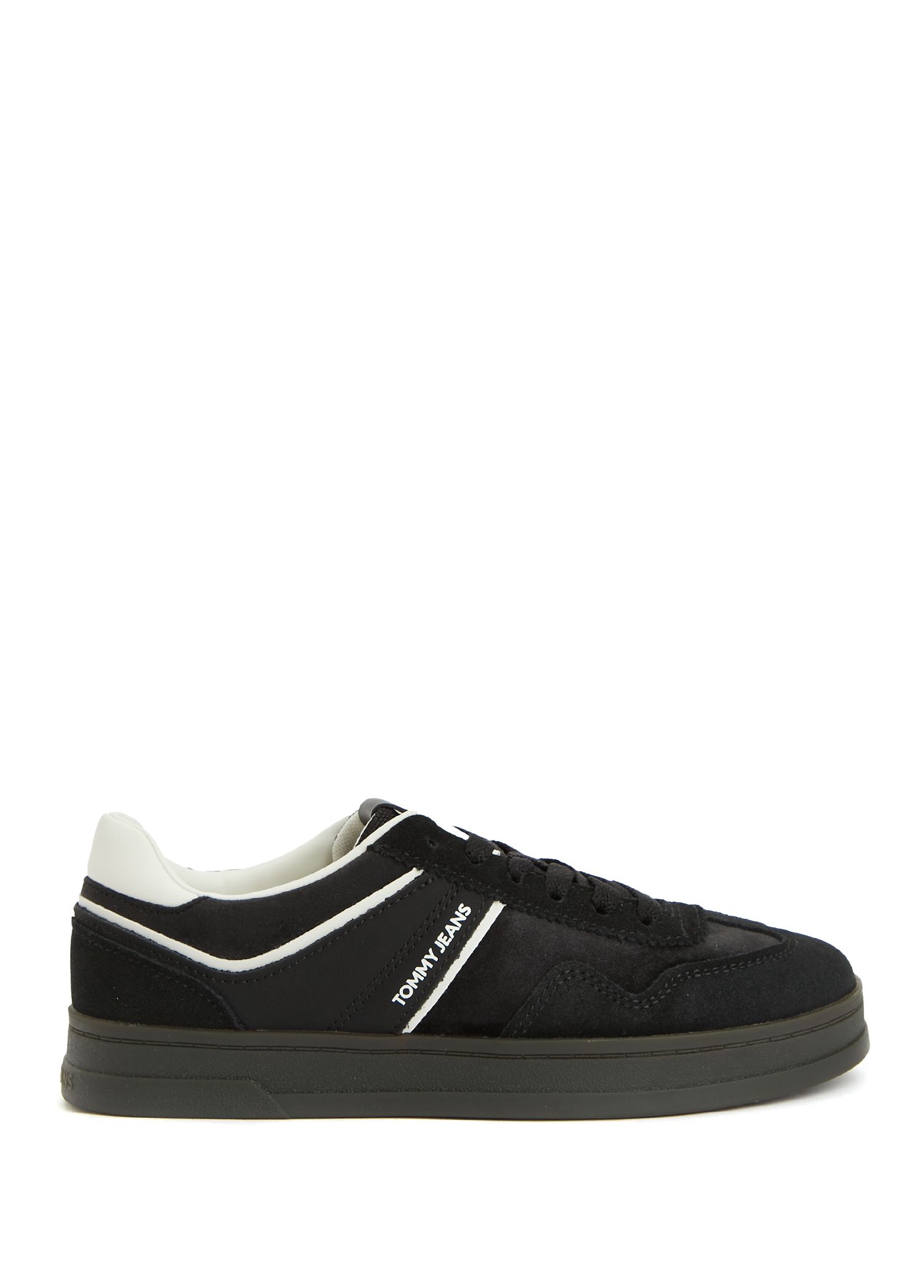 Tommy Jeans - The Greenwich Siyah Kadın Süet Sneaker - Siyah