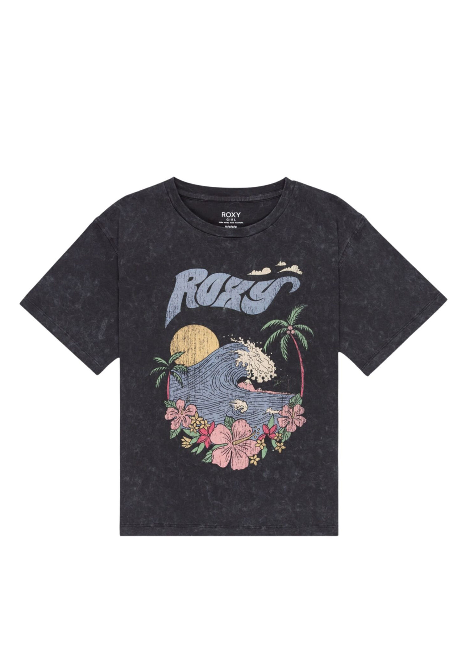 Gone To California Siyah Kız Çocuk T-Shirt