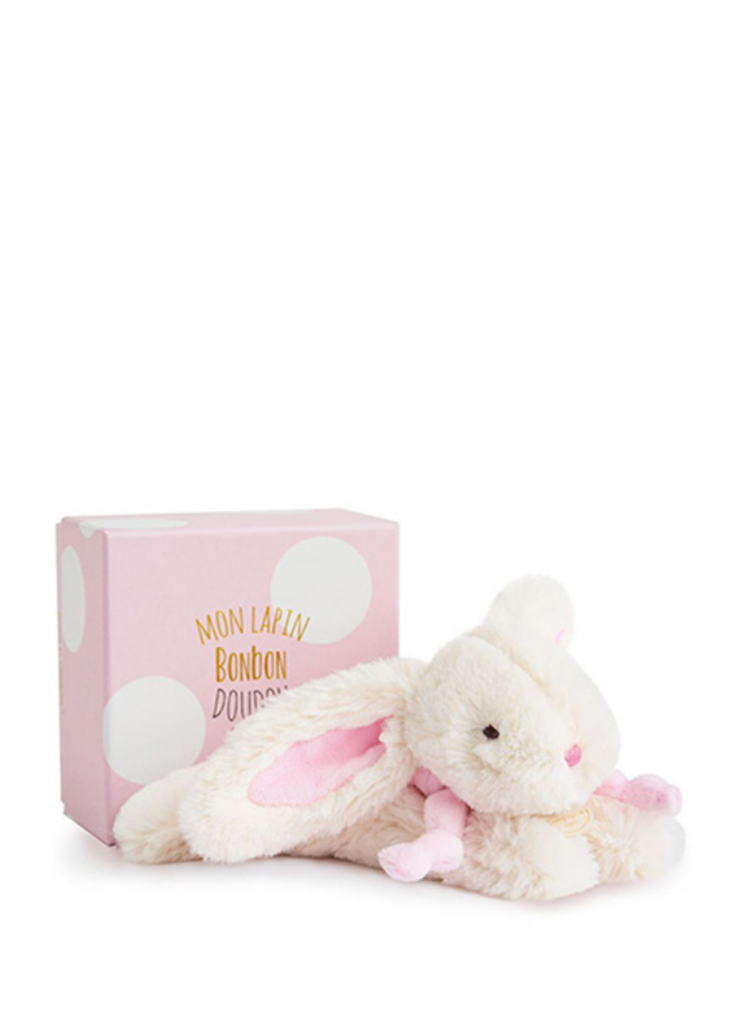 Doudou Gift Boxed Pink Rabbit Plush Toy 20 cm