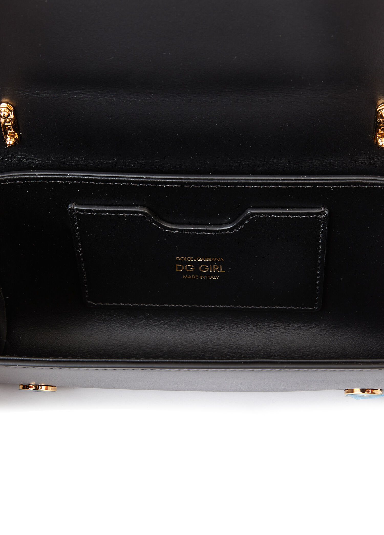 Dolce&Gabbana Siyah Kadın Dg Girls Siyah Kadın Deri Çapraz Çanta