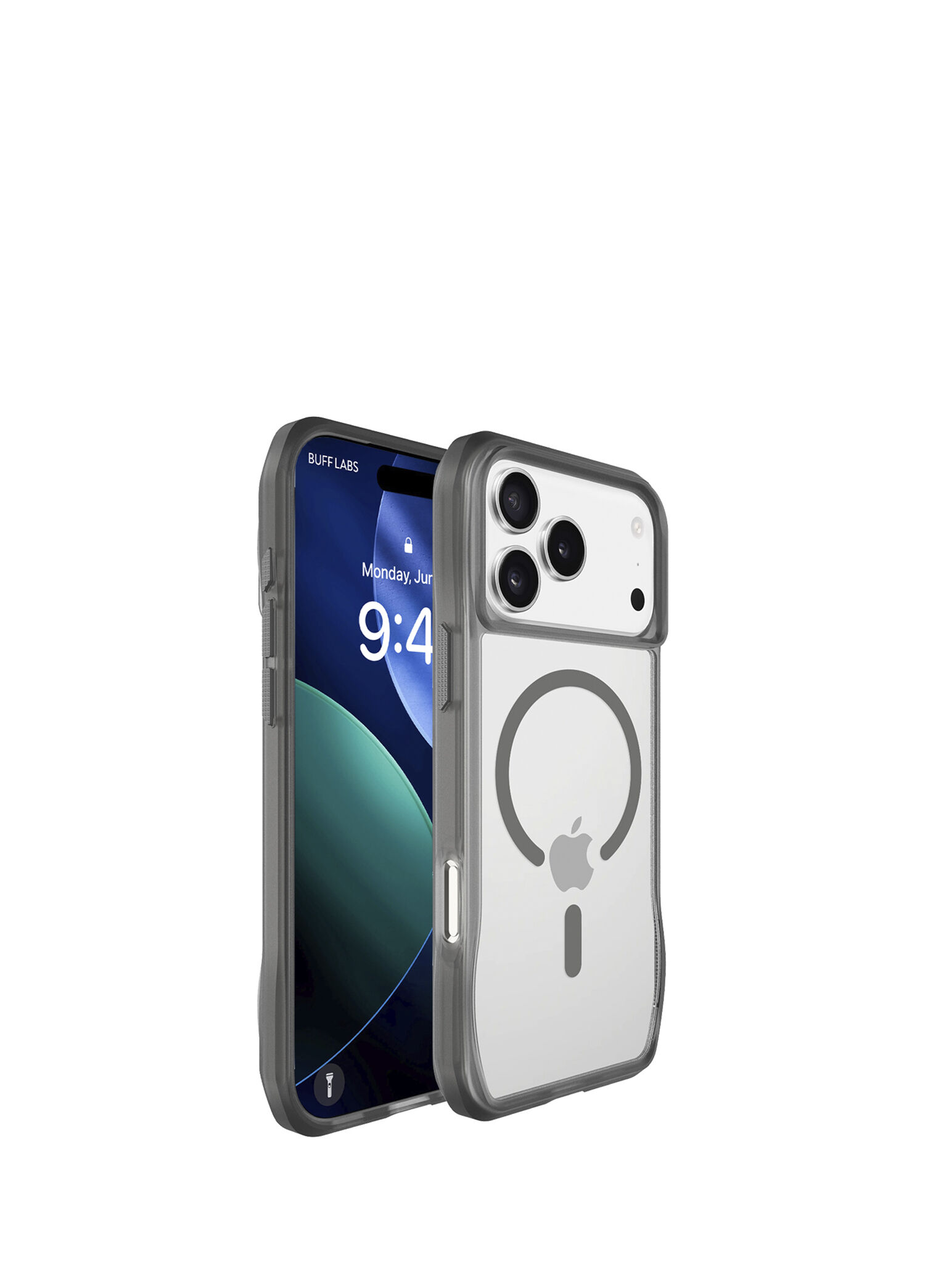 Octa Shield iPhone 17 Pro Max Magsafe Uyumlu Gri Telefon Kılıfı
