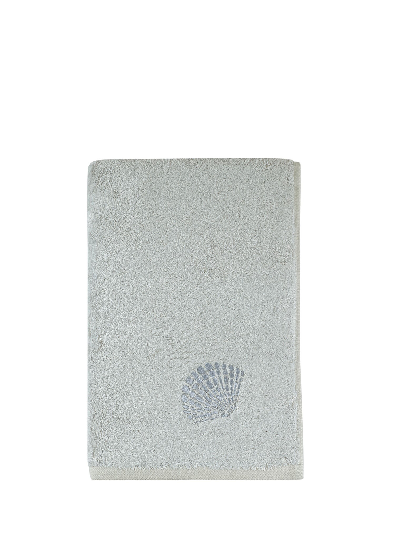 Gri Sedef Bambu Biyeli Banyo Havlusu 70 x 140 cm