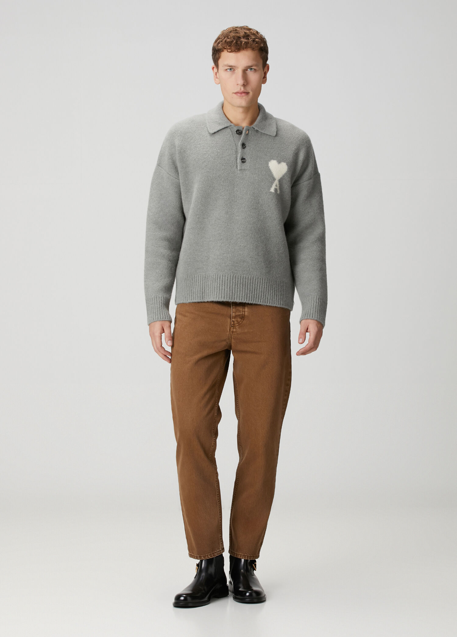 Tapered Fit Taba Jean Pantolon